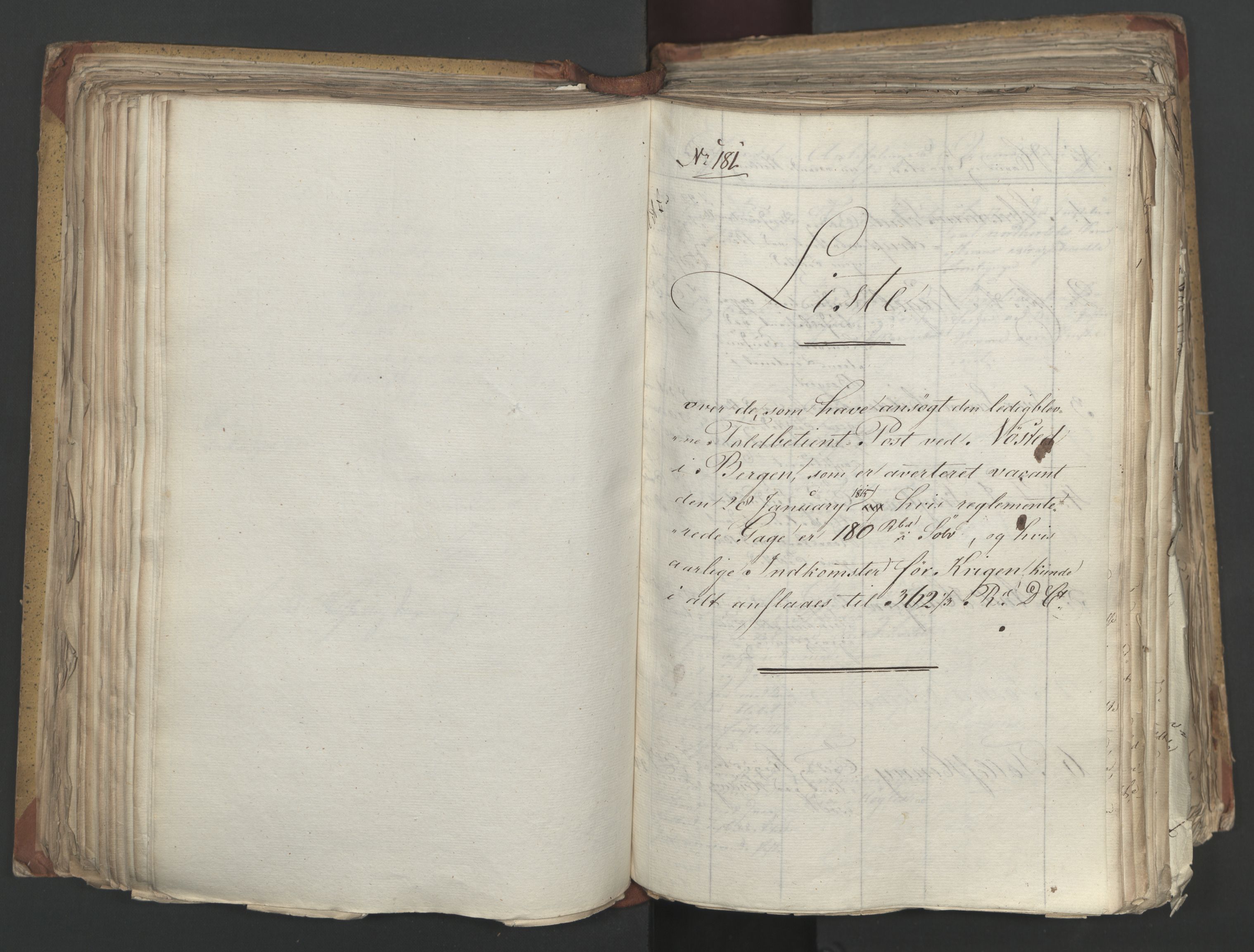 Statsrådsavdelingen i Stockholm, AV/RA-S-1003/D/Da/L0002: Regjeringsinnstillinger nr. 263-518, 1815, p. 220