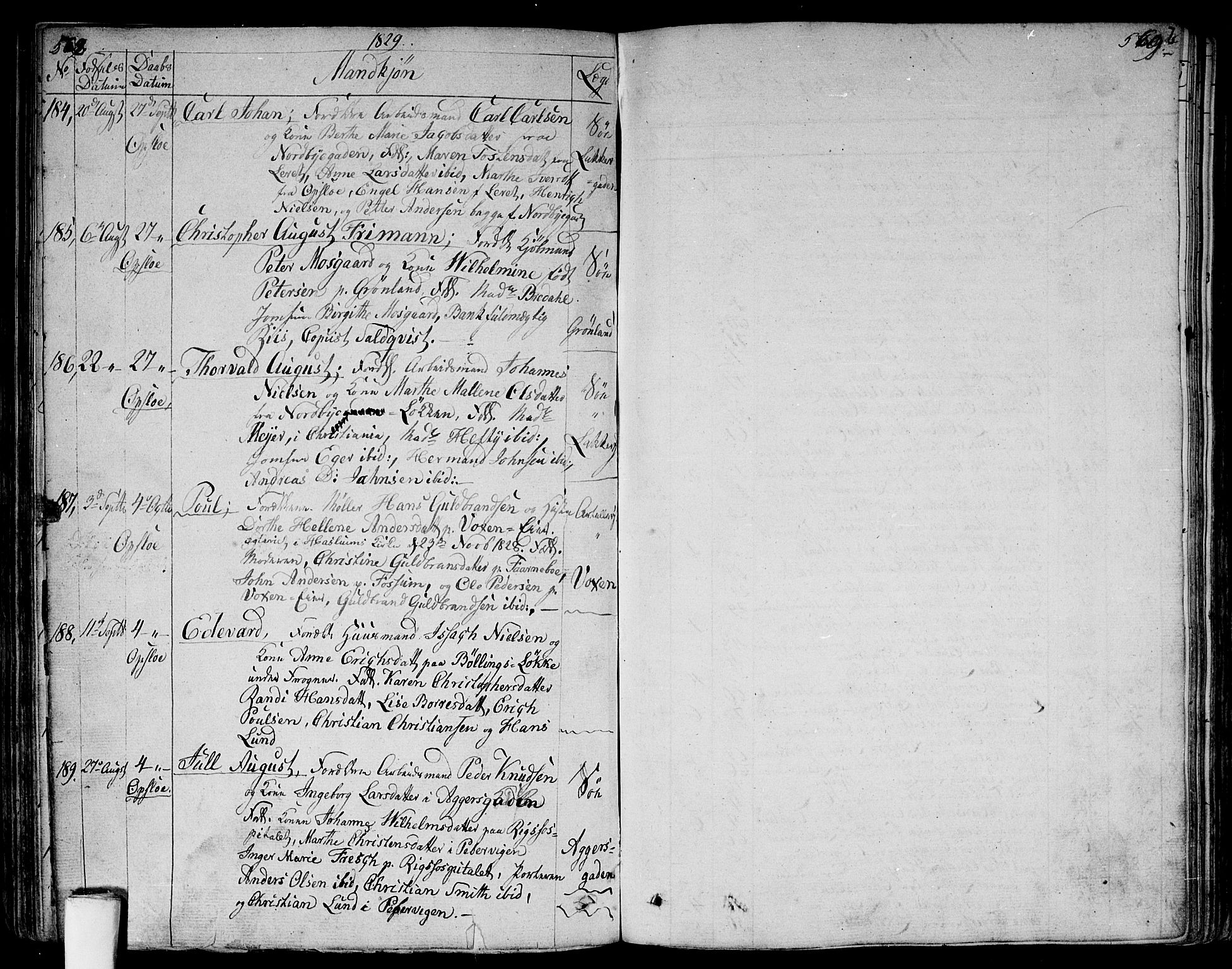 Aker prestekontor kirkebøker, AV/SAO-A-10861/G/L0004: Parish register (copy) no. 4, 1819-1829, p. 570k-570l