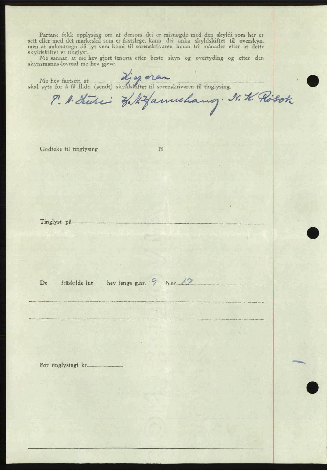 Romsdal sorenskriveri, AV/SAT-A-4149/1/2/2C: Mortgage book no. A27, 1948-1948, Diary no: : 2235/1948