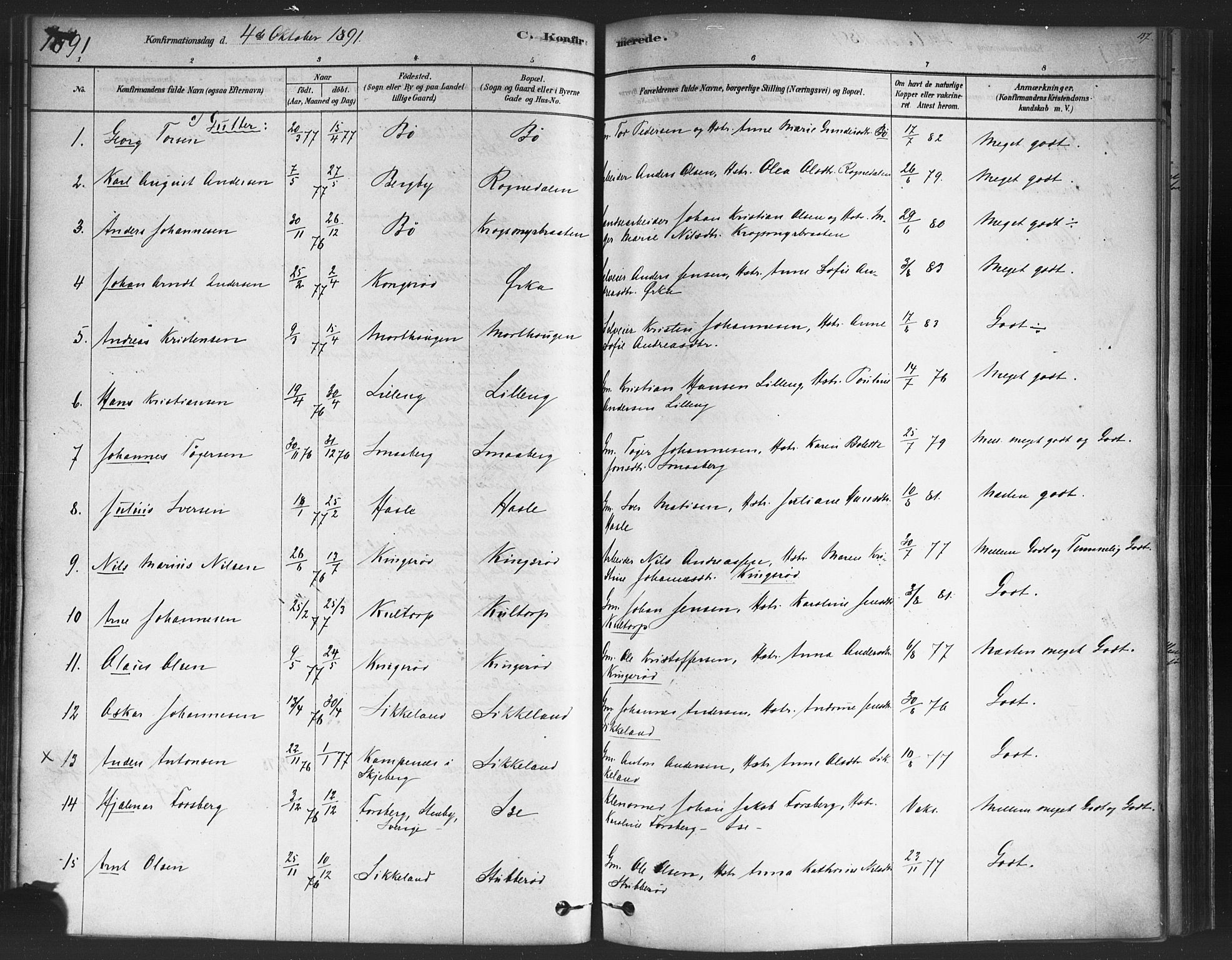Varteig prestekontor Kirkebøker, SAO/A-10447a/F/Fa/L0002: Parish register (official) no. 2, 1878-1899, p. 137