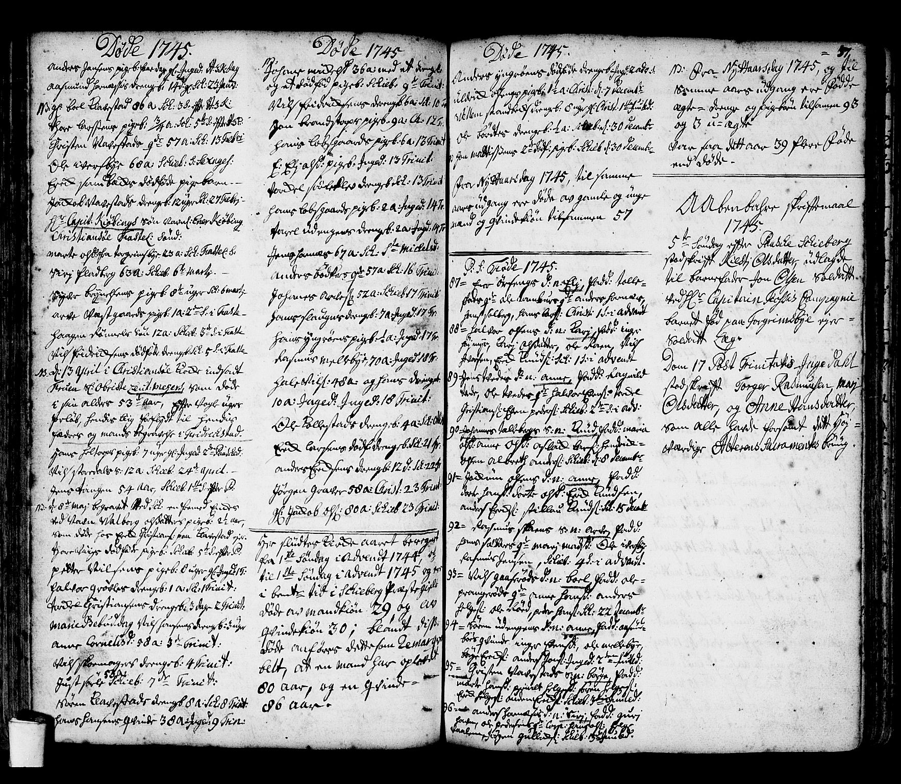 Skjeberg prestekontor Kirkebøker, AV/SAO-A-10923/F/Fa/L0002: Parish register (official) no. I 2, 1726-1791, p. 57