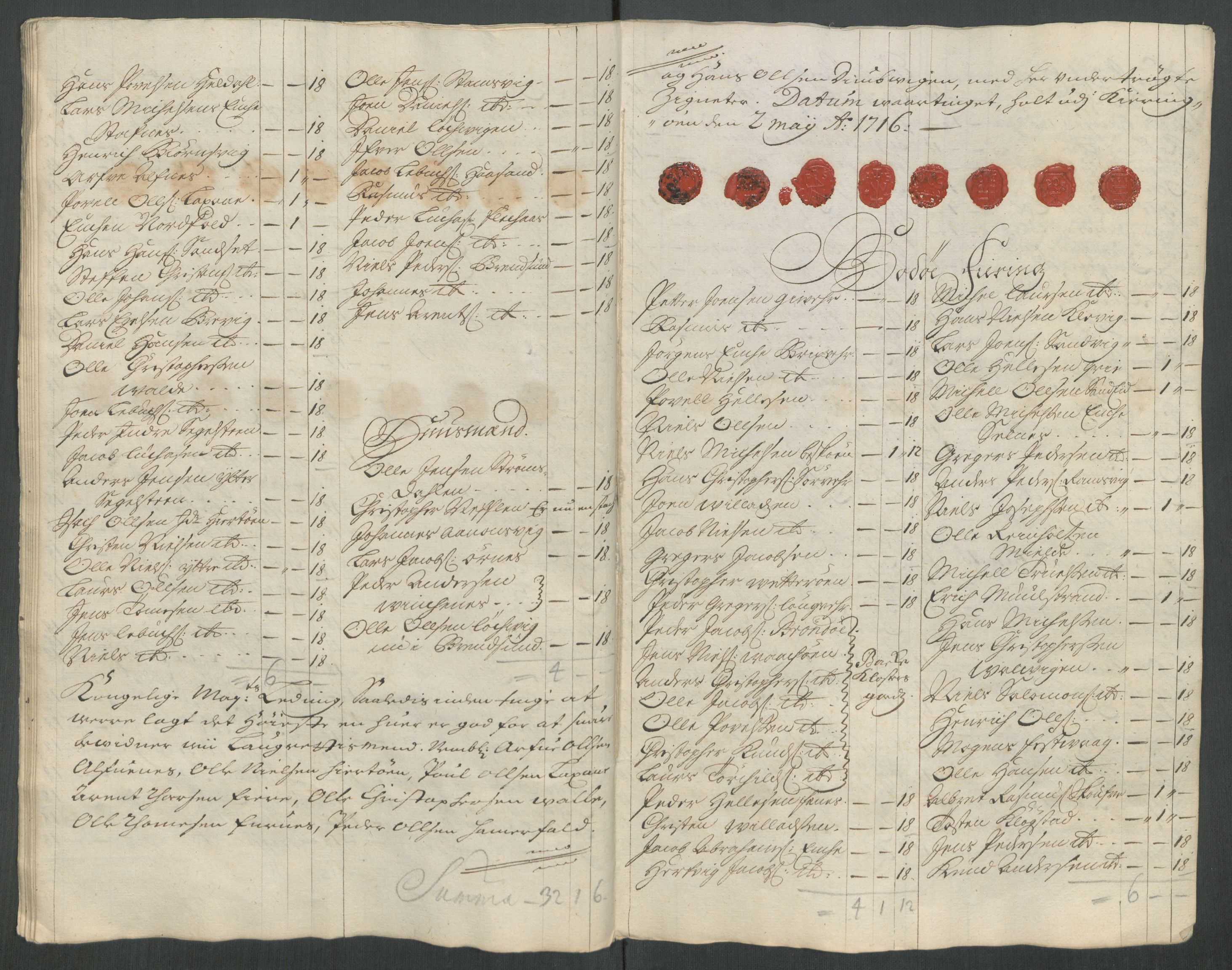 Rentekammeret inntil 1814, Reviderte regnskaper, Fogderegnskap, AV/RA-EA-4092/R66/L4586: Fogderegnskap Salten, 1716, p. 156