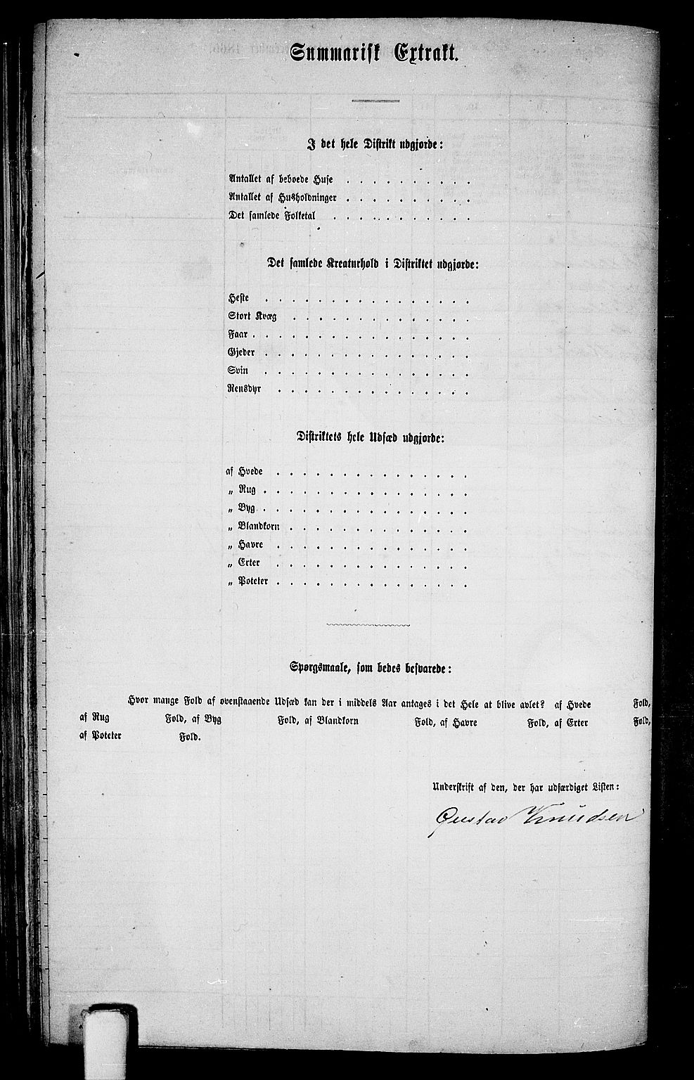 RA, 1865 census for Hetland, 1865, p. 126