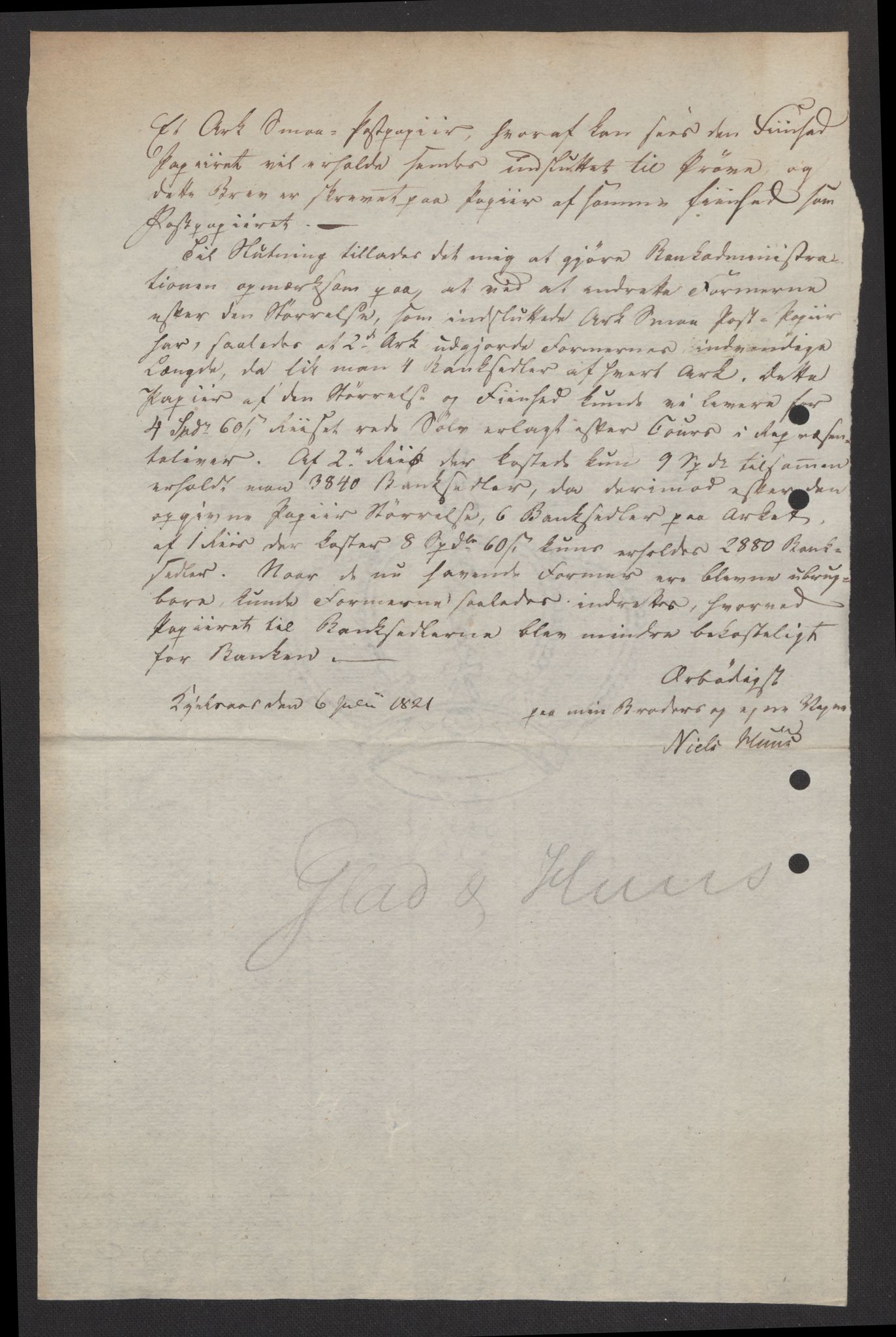 Norges Bank, Direksjonsarkivet I, AV/RA-S-3160/E/L0032: Hovedsetet, 1821-1921, p. 462