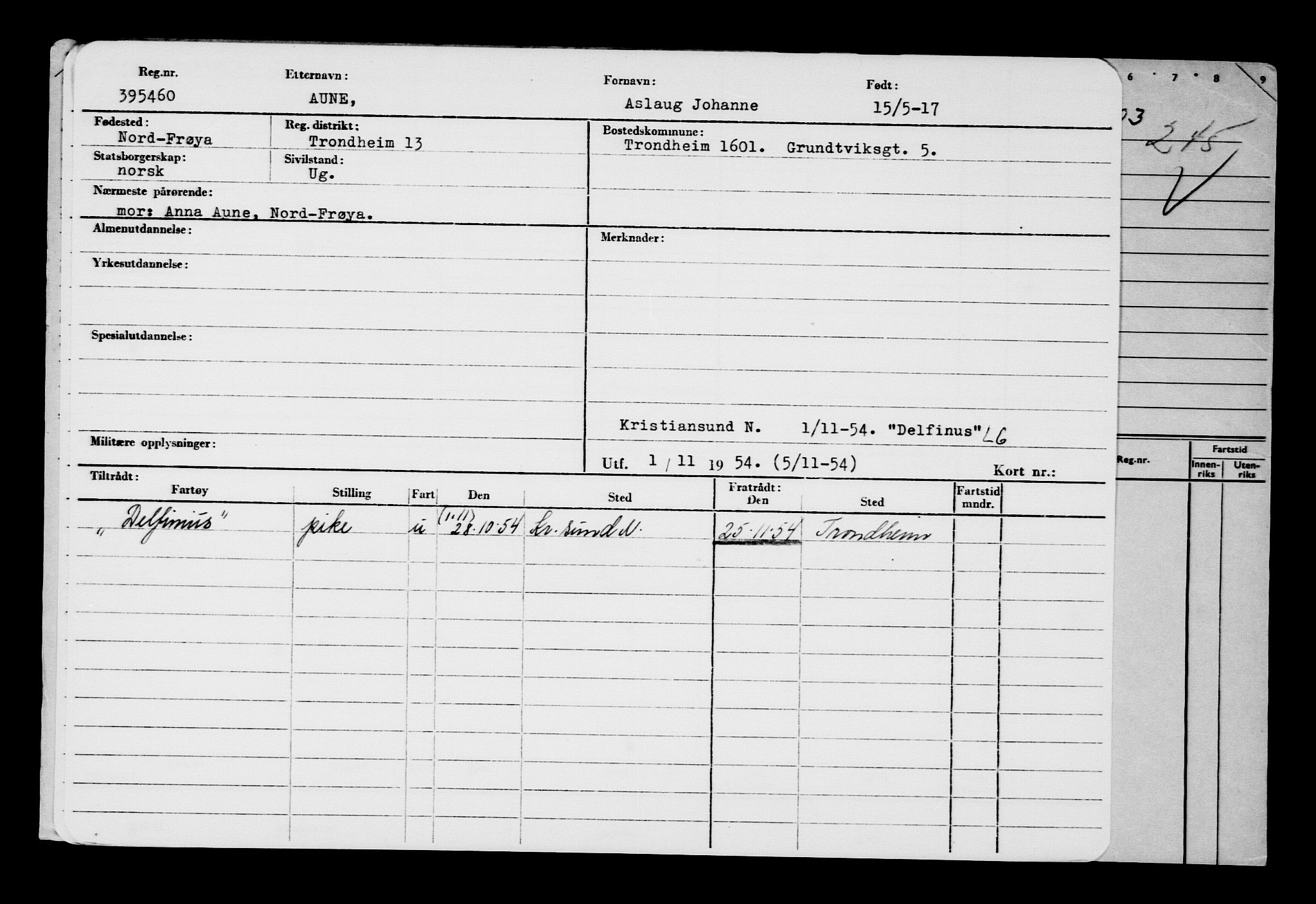 Direktoratet for sjømenn, RA/S-3545/G/Gb/L0148: Hovedkort, 1917, p. 523