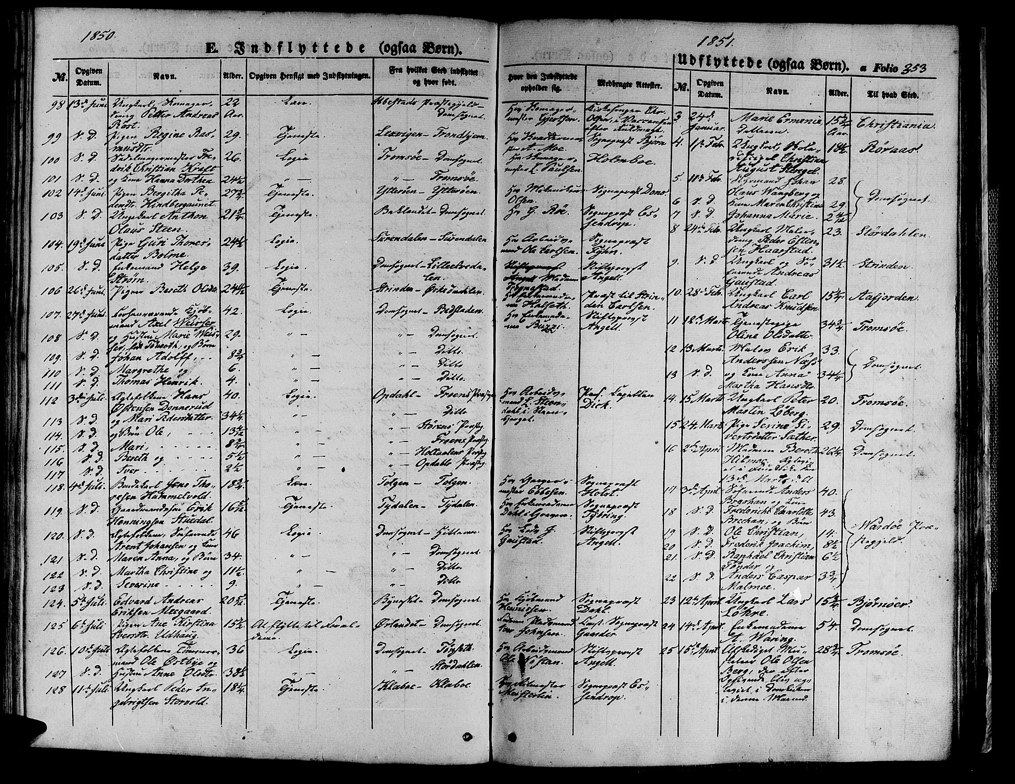 Ministerialprotokoller, klokkerbøker og fødselsregistre - Sør-Trøndelag, SAT/A-1456/602/L0137: Parish register (copy) no. 602C05, 1846-1856, p. 353