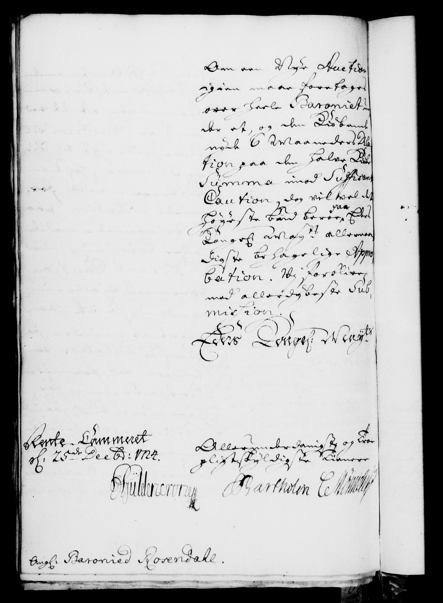 Rentekammeret, Kammerkanselliet, RA/EA-3111/G/Gf/Gfa/L0007: Norsk relasjons- og resolusjonsprotokoll (merket RK 52.7), 1724, p. 962