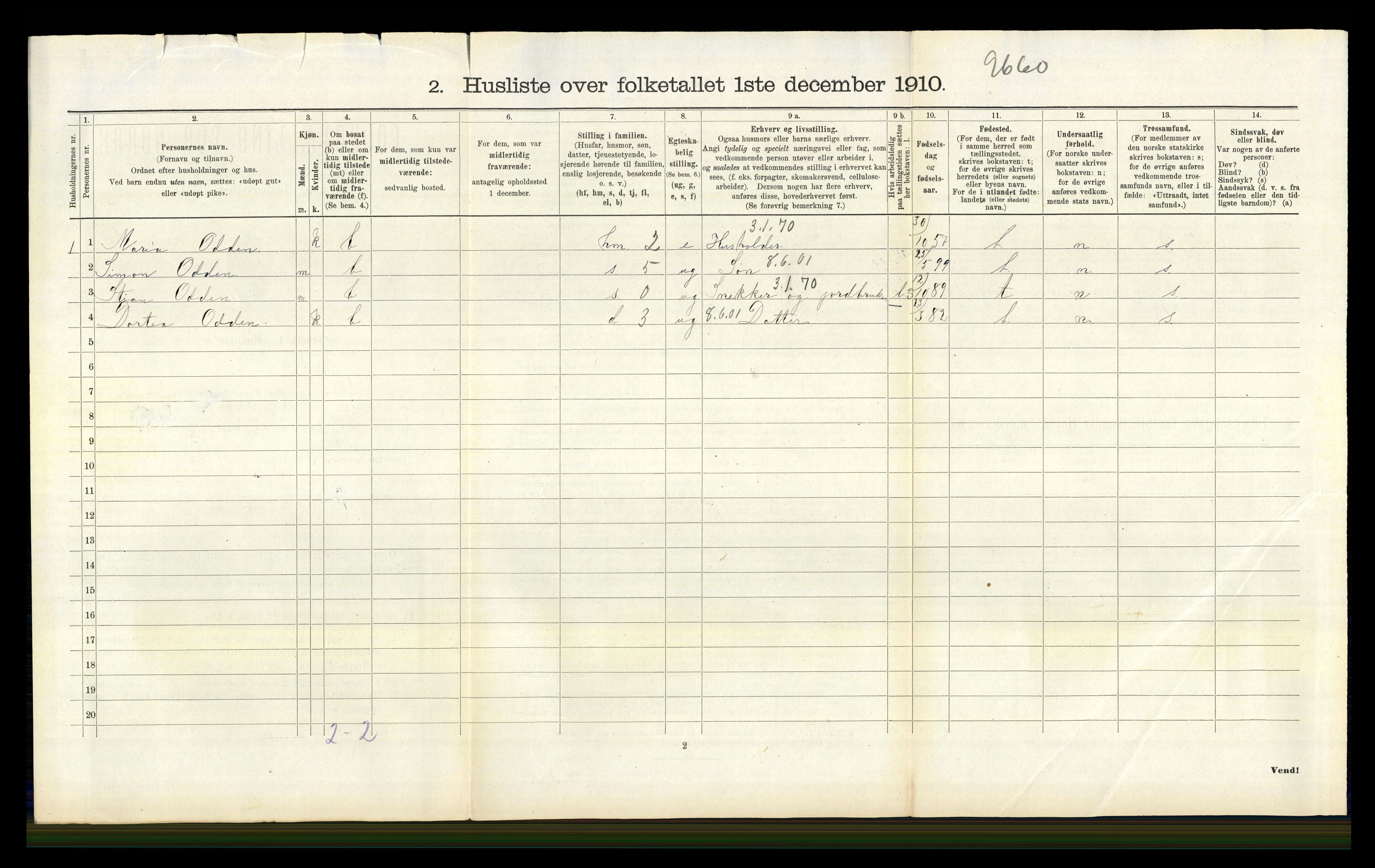 RA, 1910 census for Drangedal, 1910, p. 502