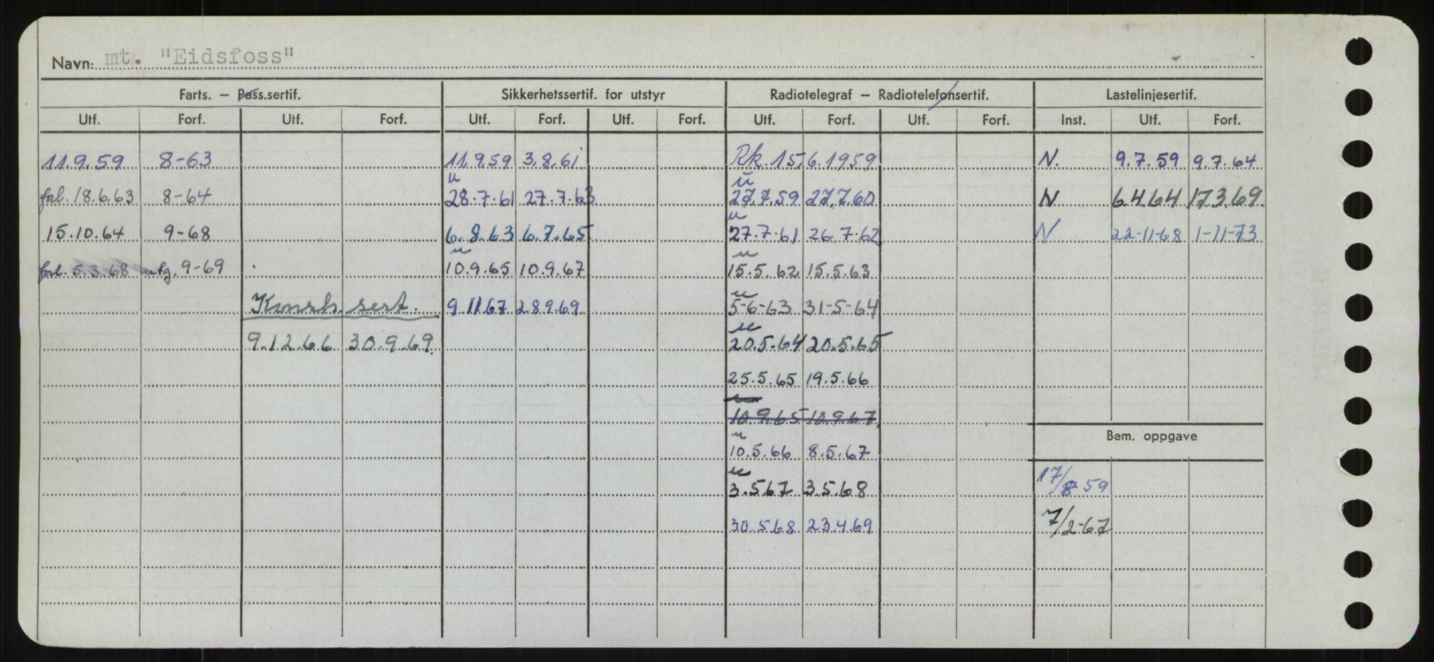 Sjøfartsdirektoratet med forløpere, Skipsmålingen, AV/RA-S-1627/H/Hd/L0009: Fartøy, E, p. 134