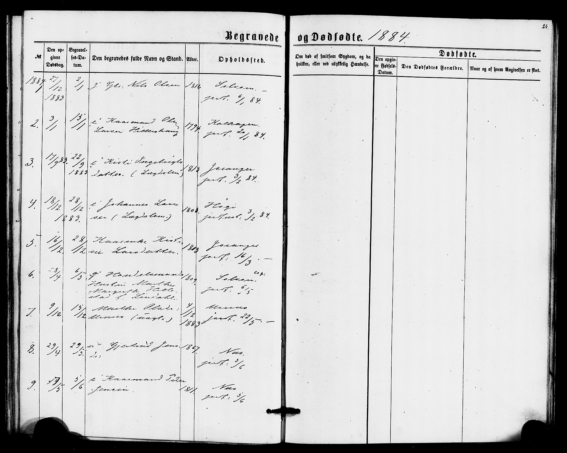 Hafslo sokneprestembete, SAB/A-80301/H/Haa/Haaa/L0014: Parish register (official) no. A 14, 1877-1886, p. 24