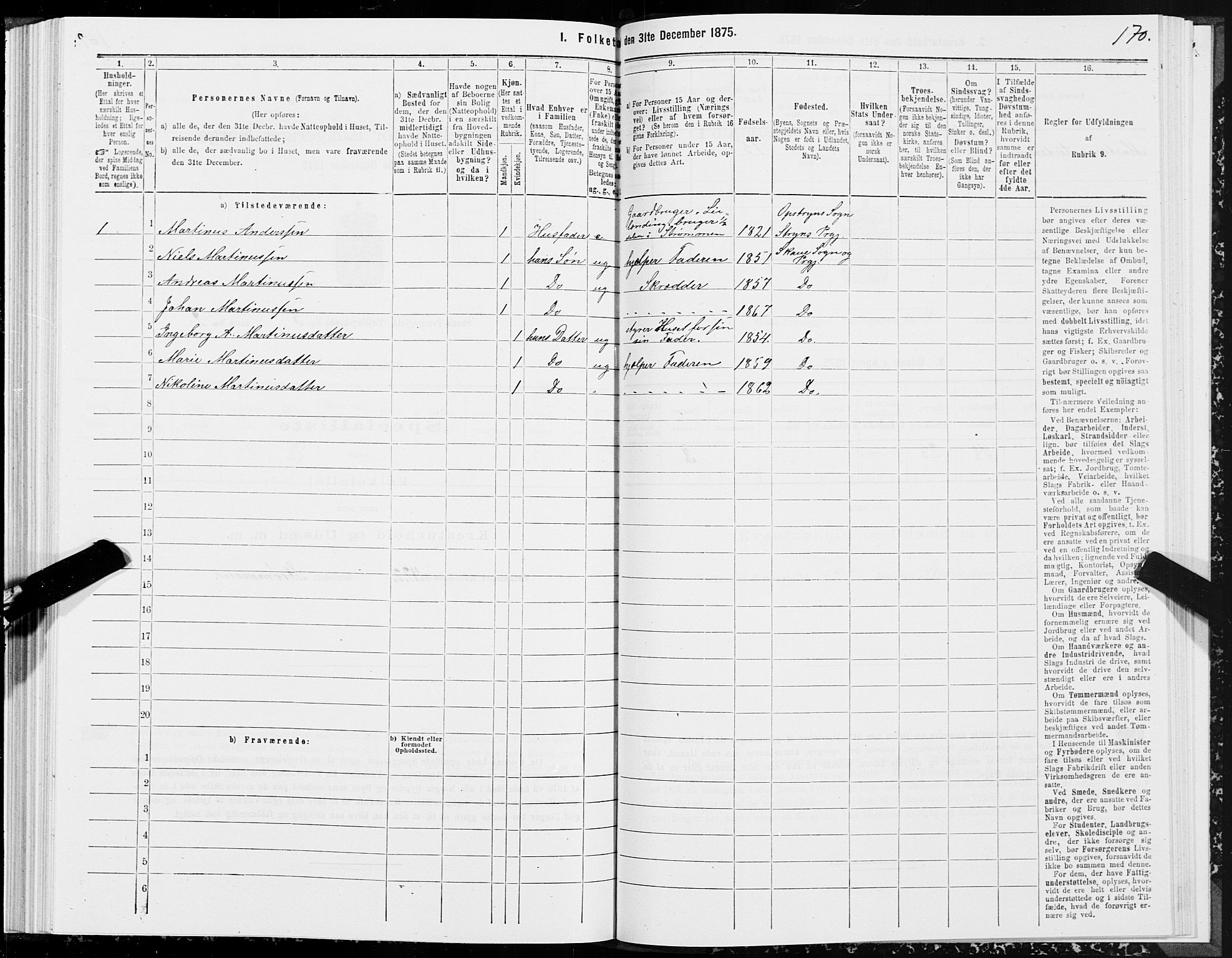 SAT, 1875 census for 1529P Skodje, 1875, p. 1170