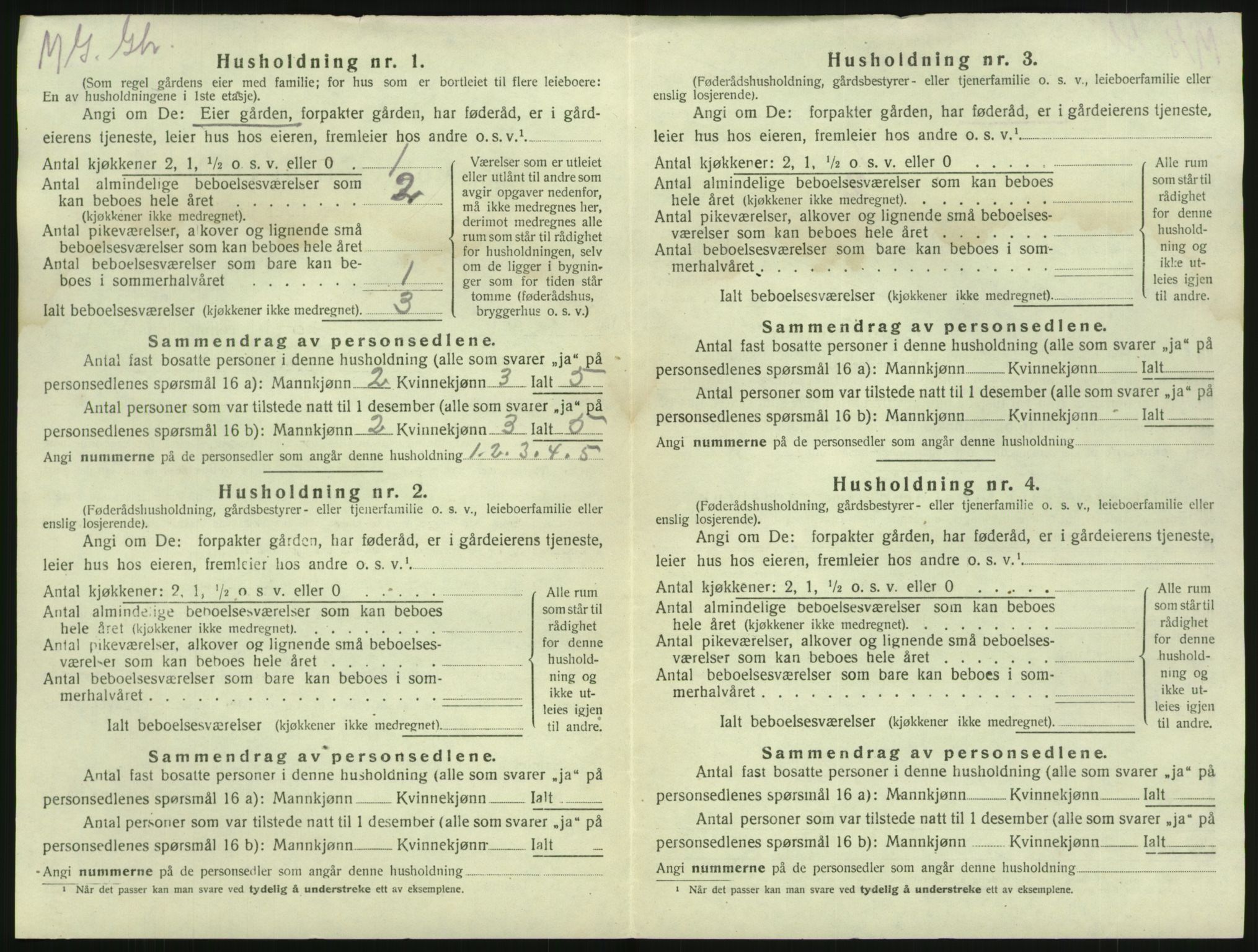SAKO, 1920 census for Brunlanes, 1920, p. 948