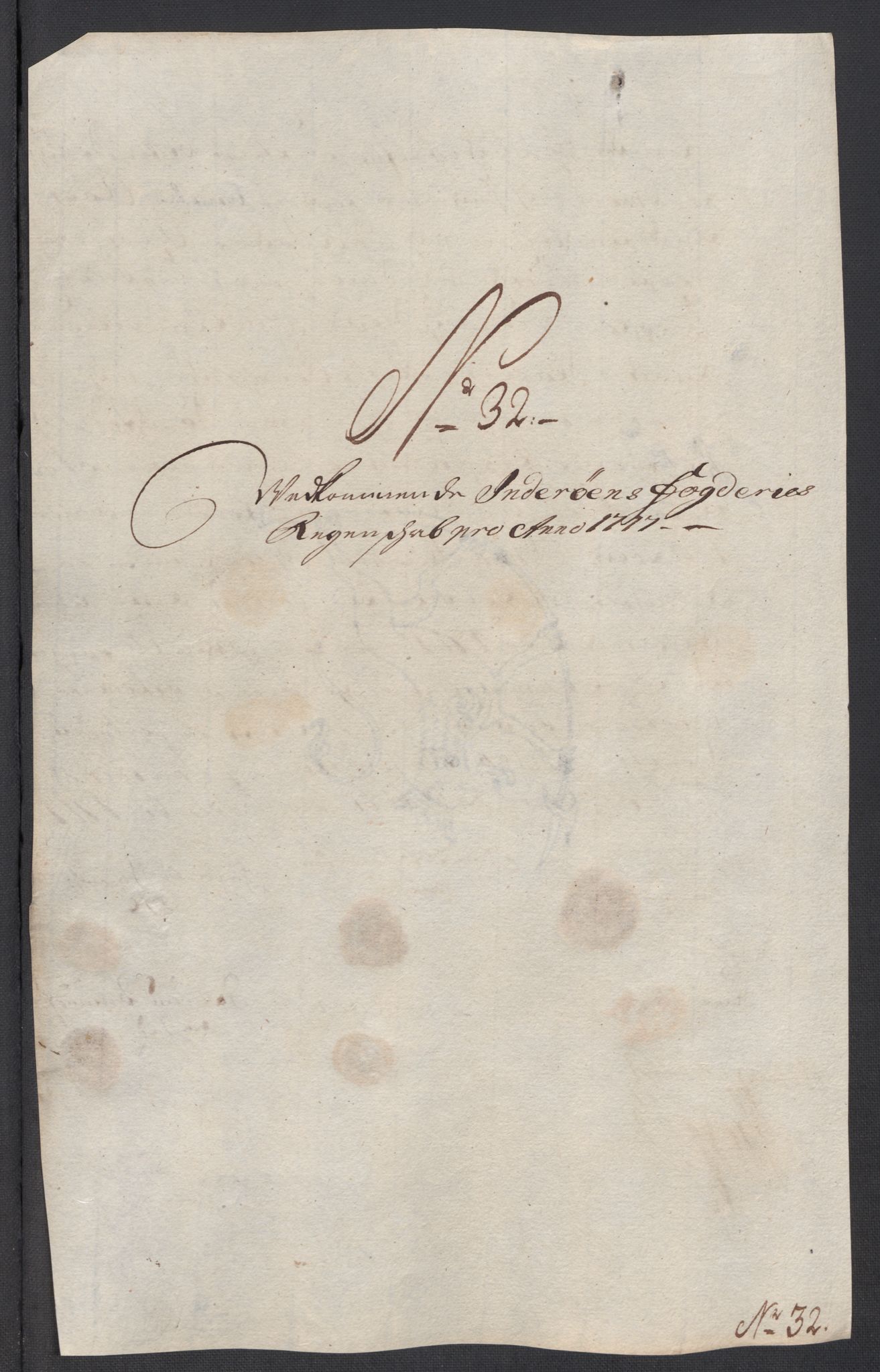 Rentekammeret inntil 1814, Reviderte regnskaper, Fogderegnskap, AV/RA-EA-4092/R63/L4325: Fogderegnskap Inderøy, 1717, p. 256