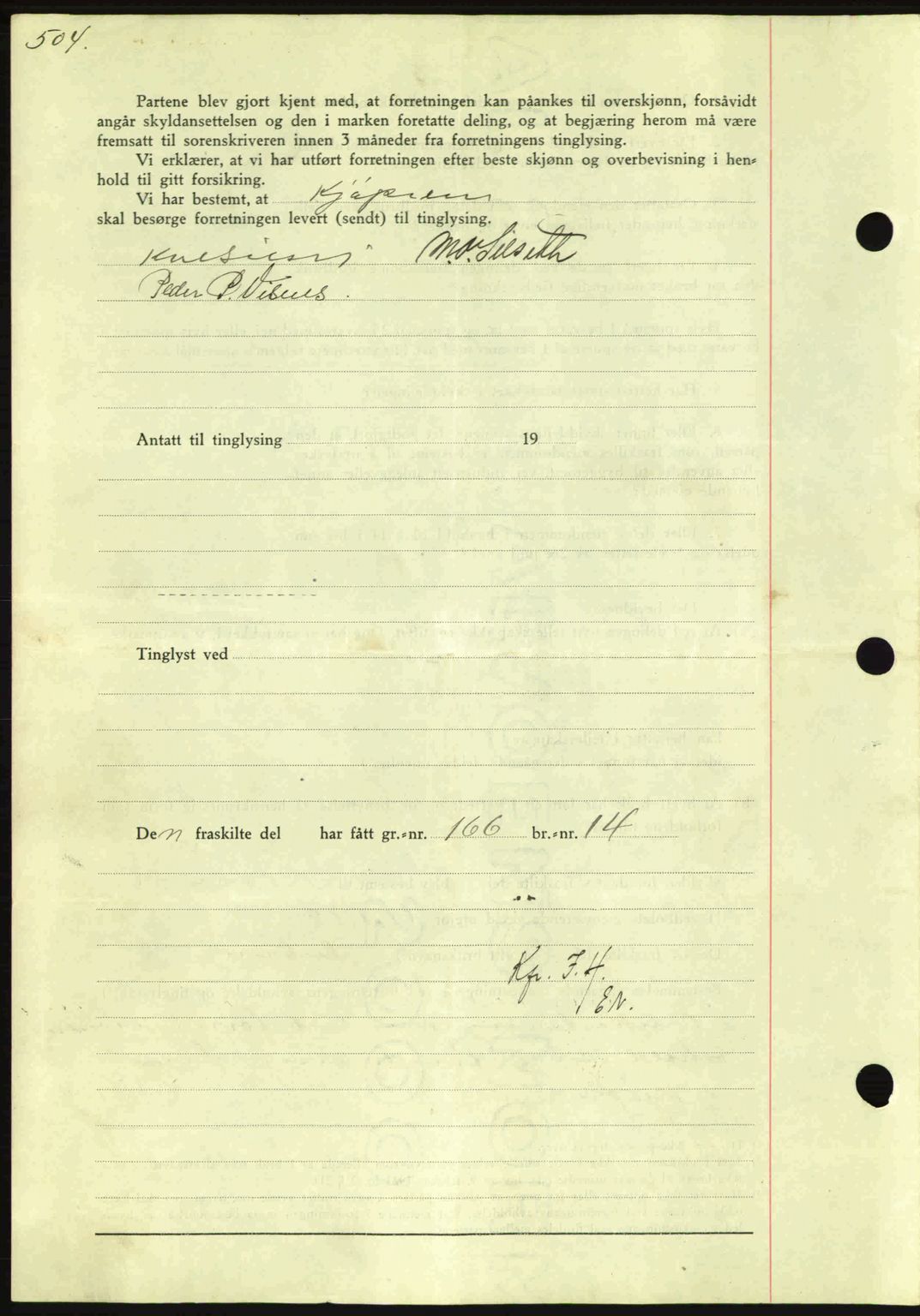 Nordmøre sorenskriveri, SAT/A-4132/1/2/2Ca: Mortgage book no. A84, 1938-1938, Diary no: : 2169/1938