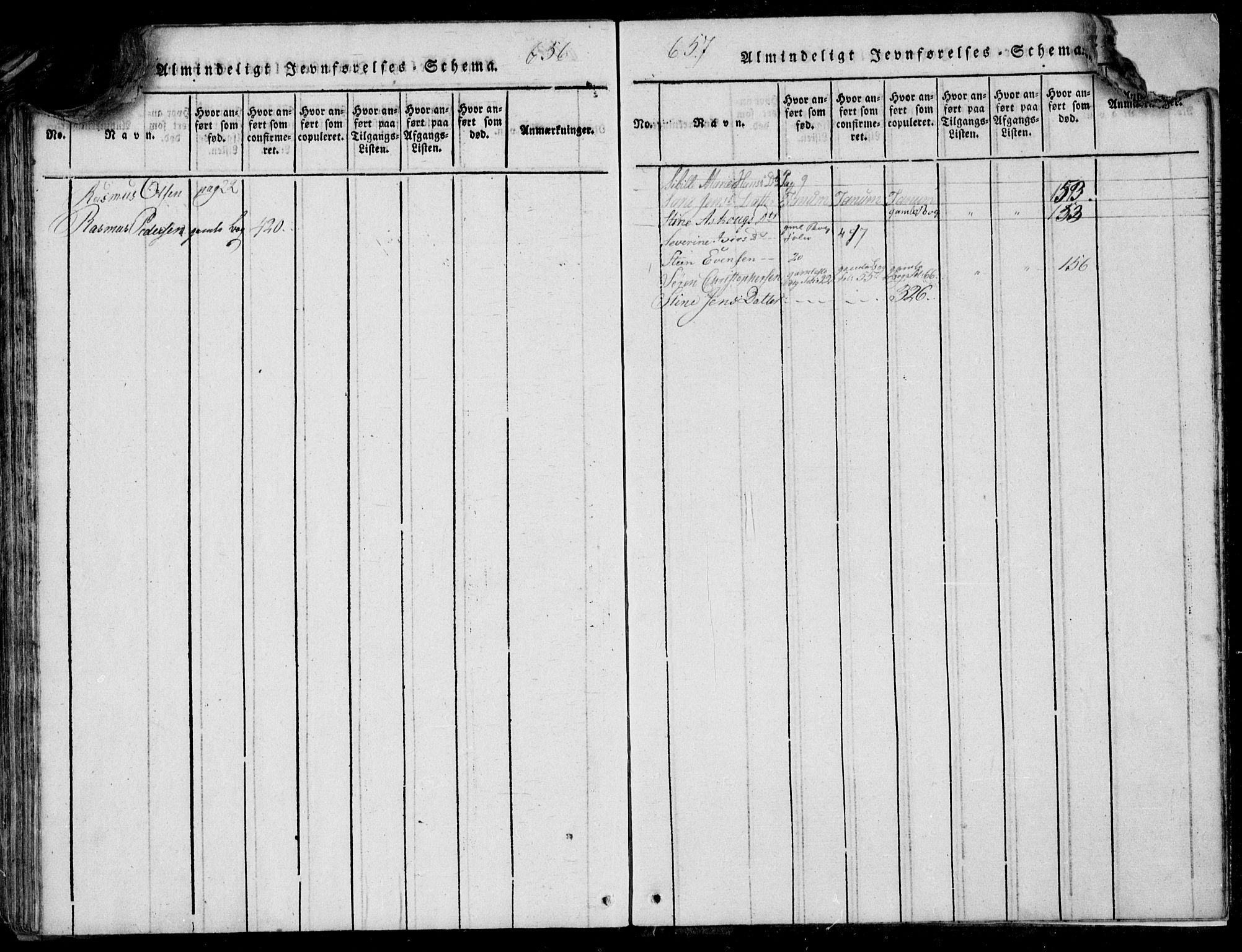 Larvik kirkebøker, AV/SAKO-A-352/F/Fb/L0002: Parish register (official) no. II 2, 1818-1842, p. 656-657