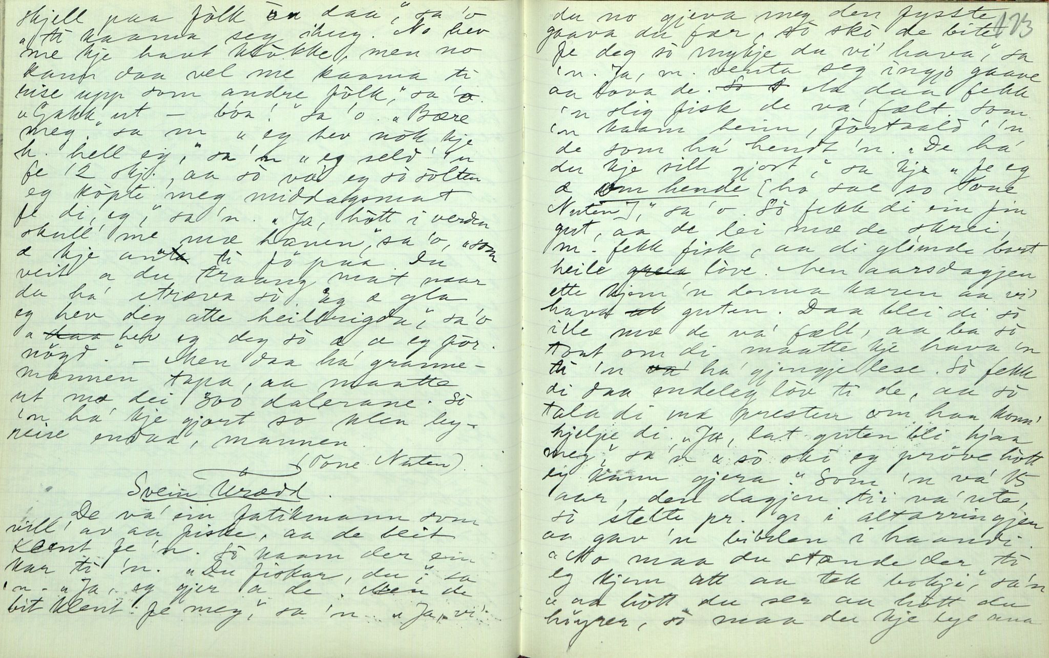 Rikard Berge, TEMU/TGM-A-1003/F/L0006/0045: 201-250 / 245 Kviteseid. Skrive av Marte Rudsodden, 1913, p. 172-173