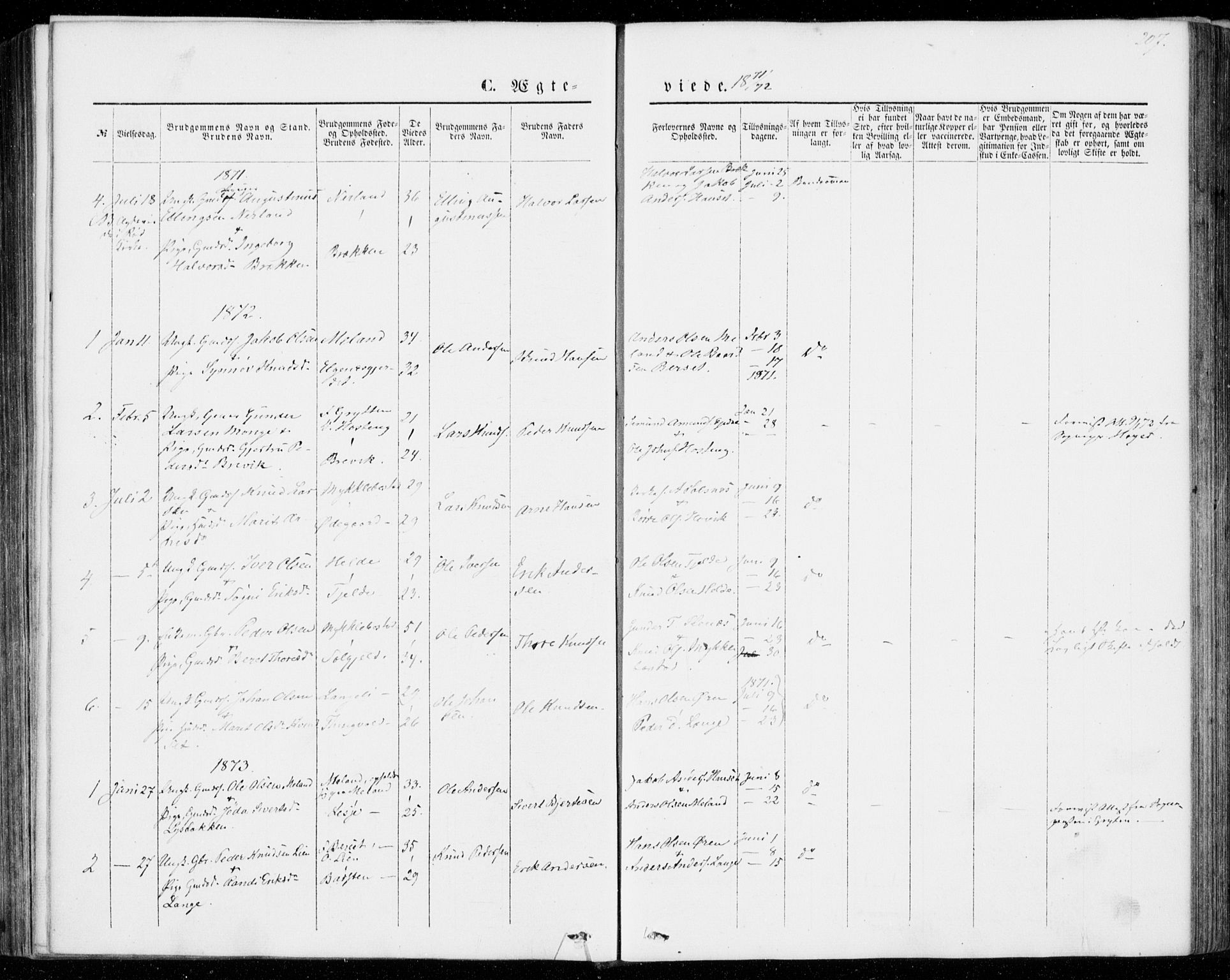 Ministerialprotokoller, klokkerbøker og fødselsregistre - Møre og Romsdal, AV/SAT-A-1454/554/L0643: Parish register (official) no. 554A01, 1846-1879, p. 207