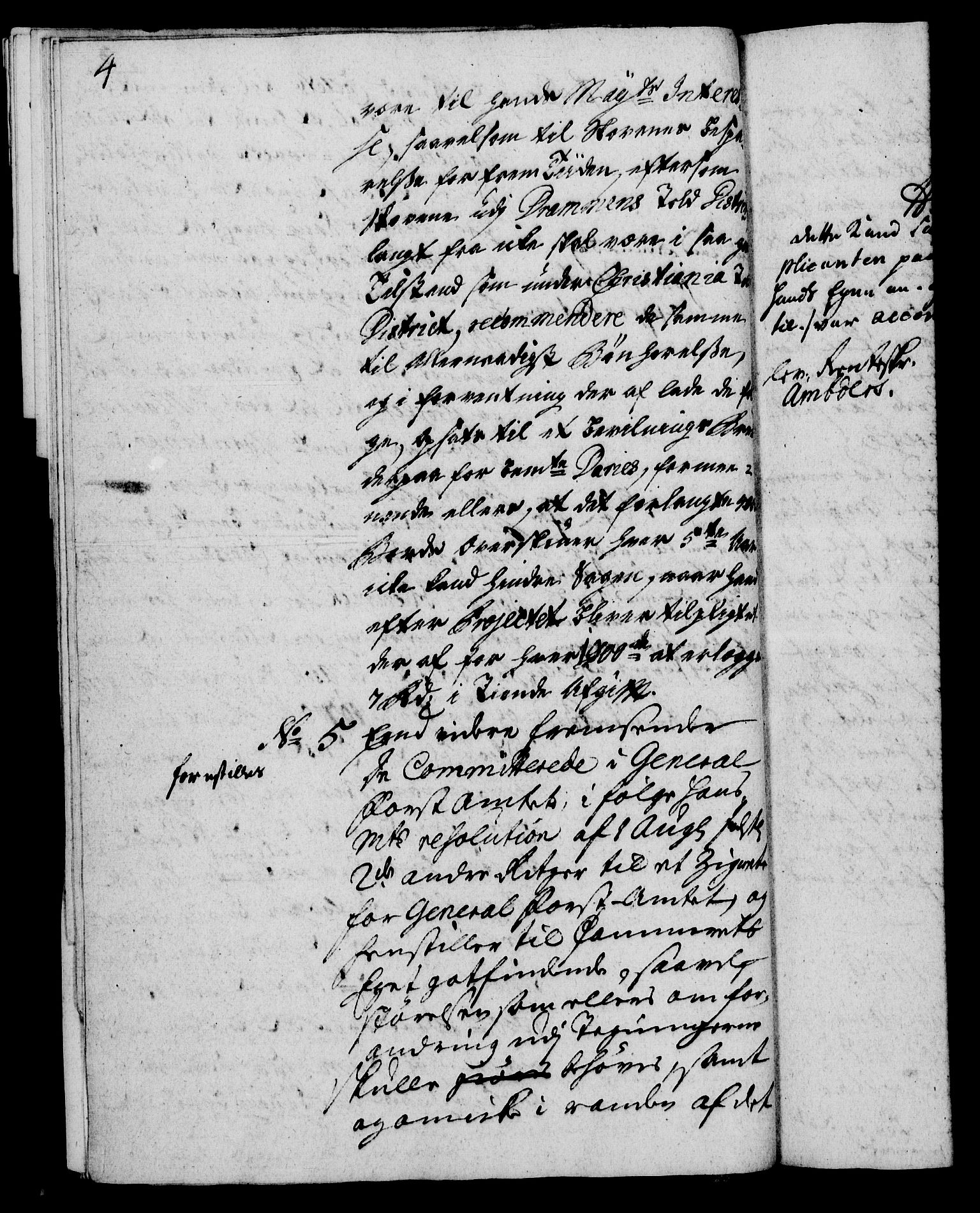 Rentekammeret, Kammerkanselliet, RA/EA-3111/G/Gh/Gha/L0022: Norsk ekstraktmemorialprotokoll (merket RK 53.67), 1739-1741, p. 4
