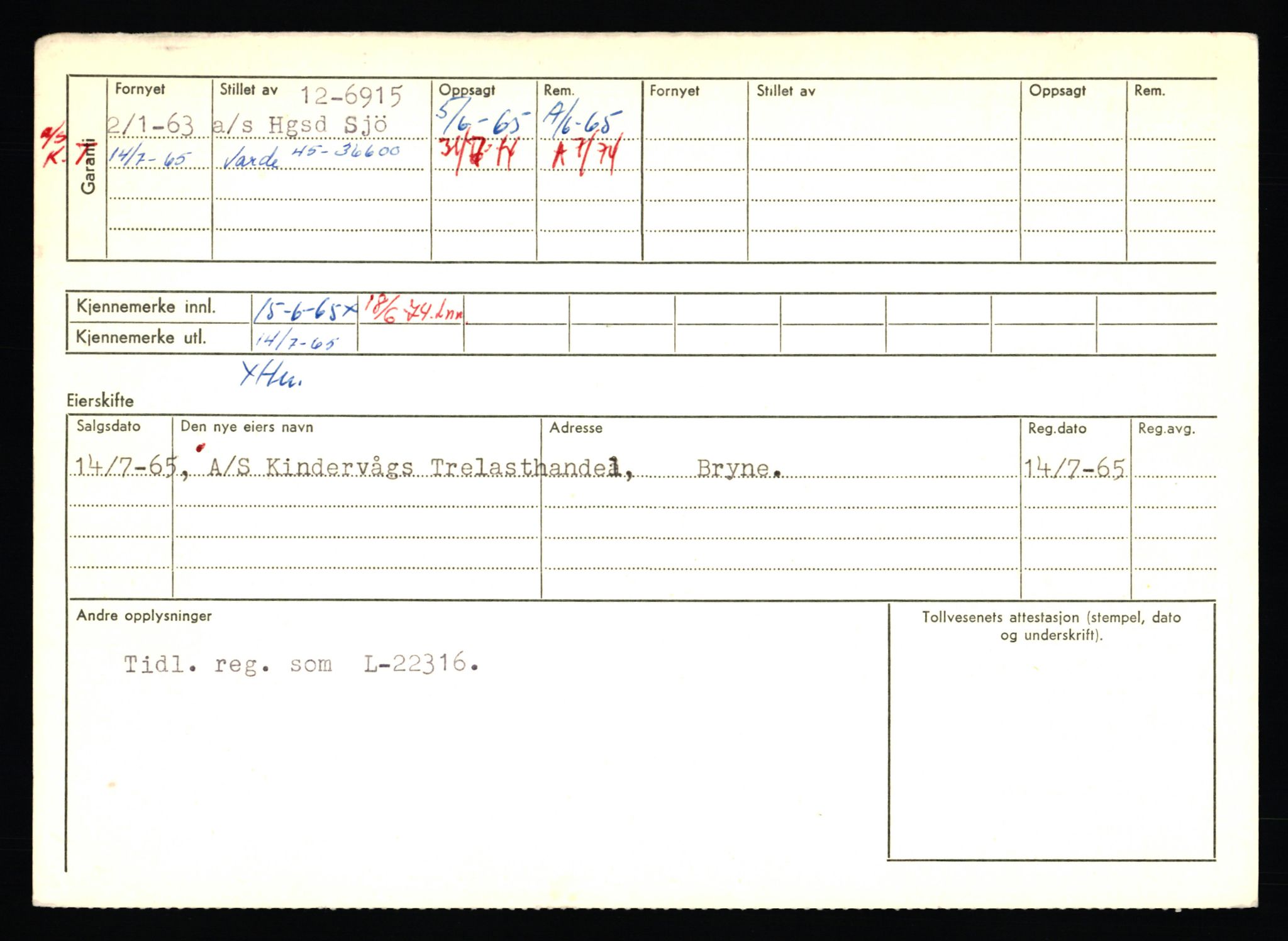 Stavanger trafikkstasjon, AV/SAST-A-101942/0/F/L0067: L-71600 - L-74999, 1930-1971, p. 418