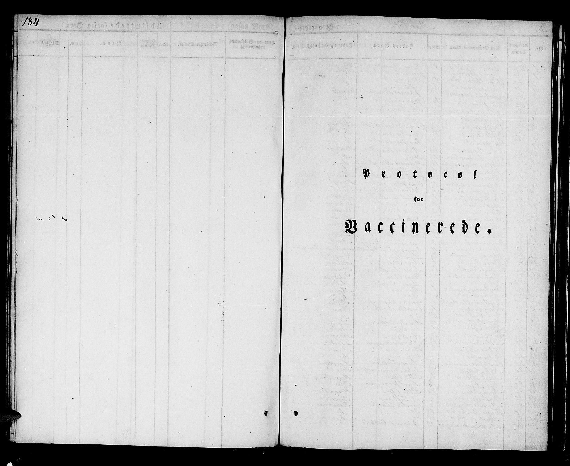 Luster sokneprestembete, AV/SAB-A-81101/H/Haa/Haaa/L0004: Parish register (official) no. A 4, 1821-1832, p. 184