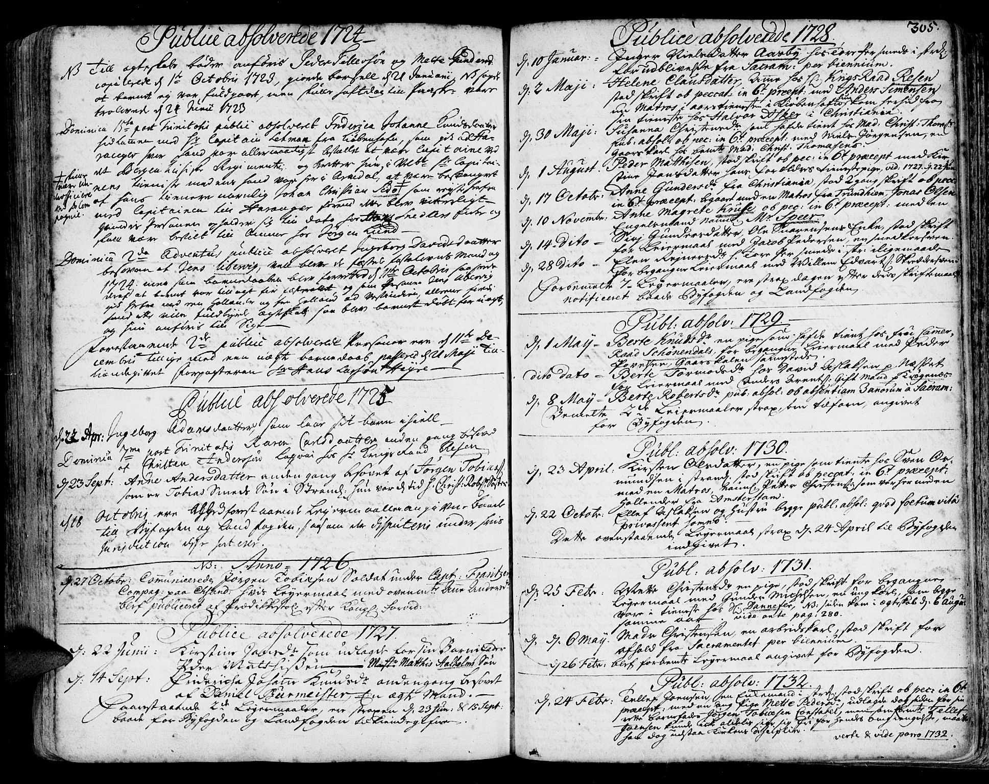 Arendal sokneprestkontor, Trefoldighet, SAK/1111-0040/F/Fa/L0001: Parish register (official) no. A 1, 1703-1815, p. 381
