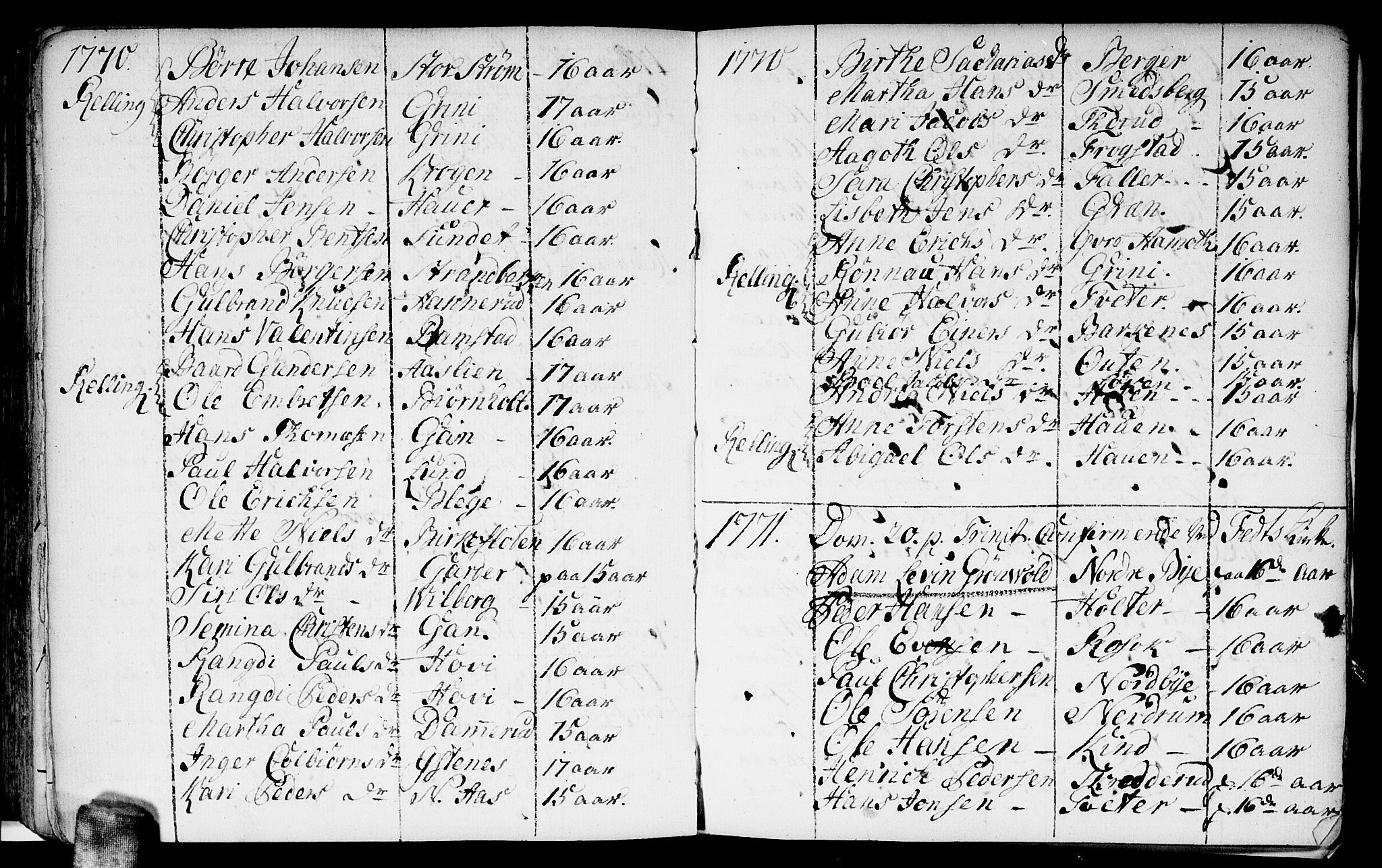 Fet prestekontor Kirkebøker, AV/SAO-A-10370a/F/Fa/L0004: Parish register (official) no. I 4, 1751-1773, p. 186