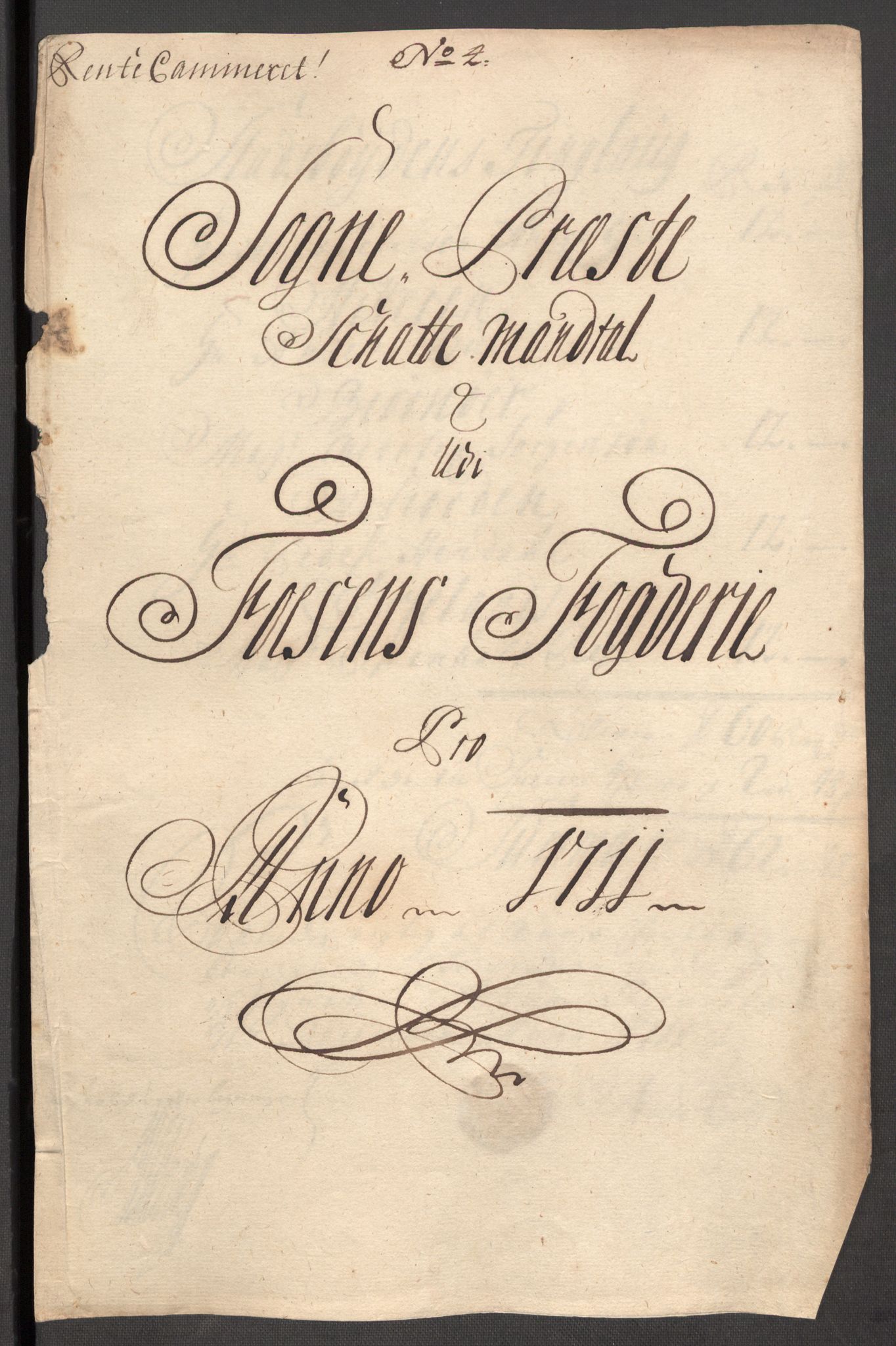 Rentekammeret inntil 1814, Reviderte regnskaper, Fogderegnskap, RA/EA-4092/R57/L3860: Fogderegnskap Fosen, 1711, p. 82