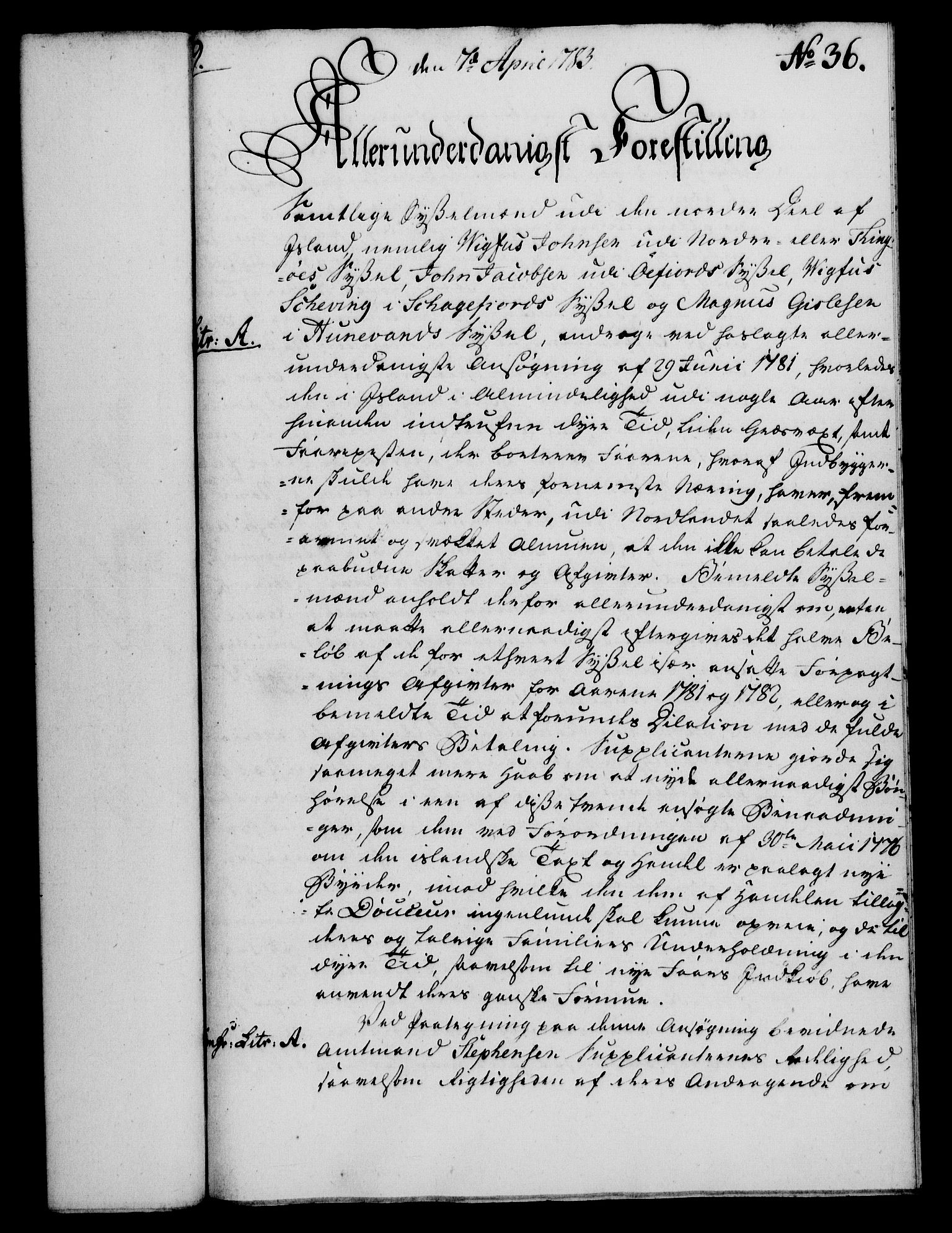 Rentekammeret, Kammerkanselliet, RA/EA-3111/G/Gf/Gfa/L0065: Norsk relasjons- og resolusjonsprotokoll (merket RK 52.65), 1783, p. 242