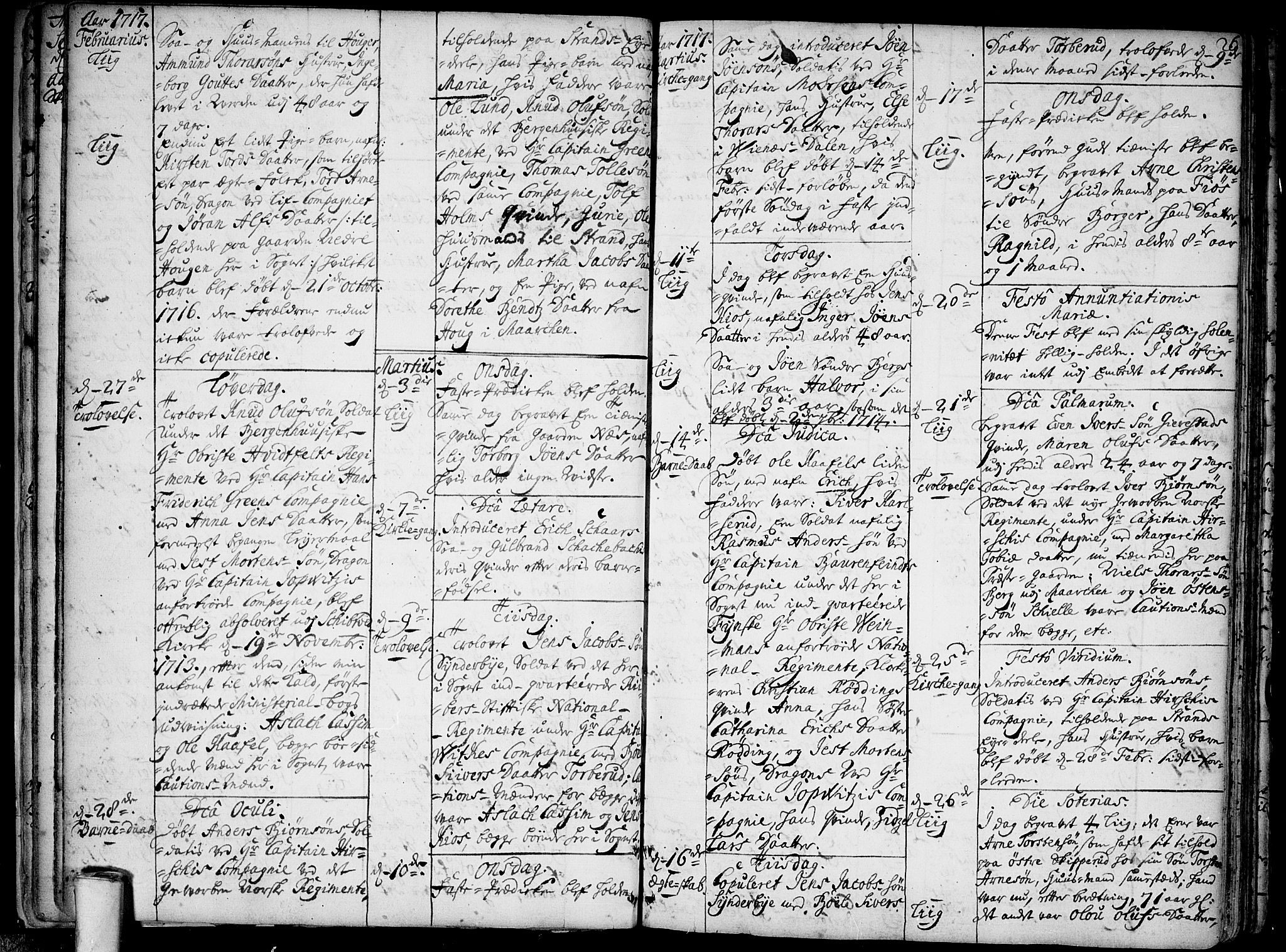 Skiptvet prestekontor Kirkebøker, SAO/A-20009/F/Fa/L0001: Parish register (official) no. 1, 1715-1723, p. 26