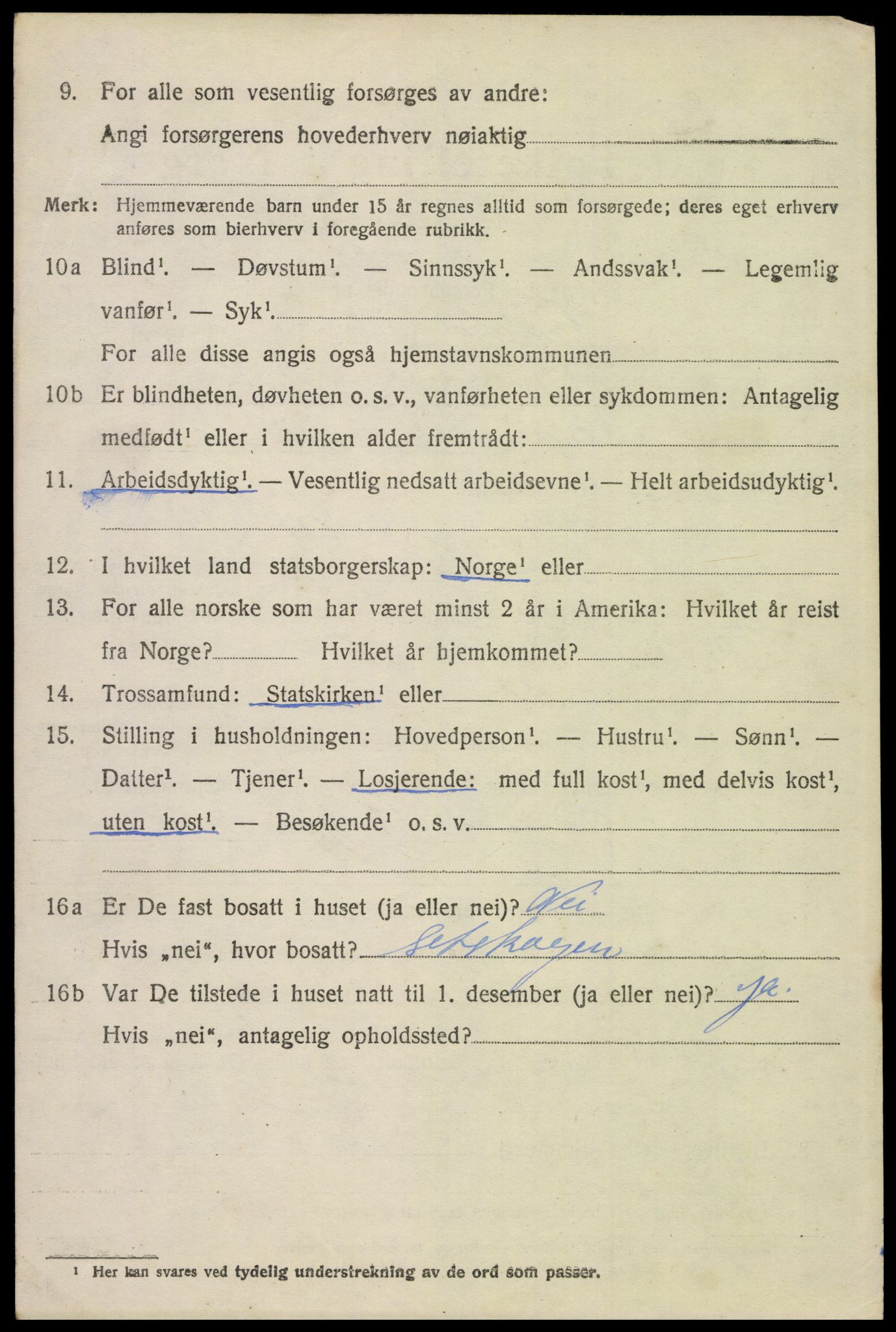 SAH, 1920 census for Eidskog, 1920, p. 2826