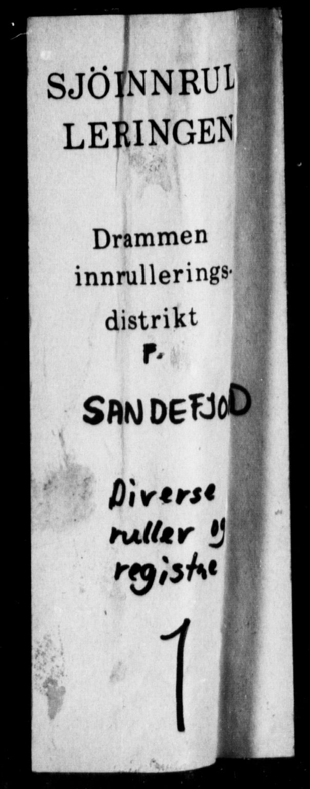 Sandefjord innrulleringskontor, SAKO/A-788/F/Fc/L0004: Maskinist- og fyrbøterrulle, 1885, p. 1