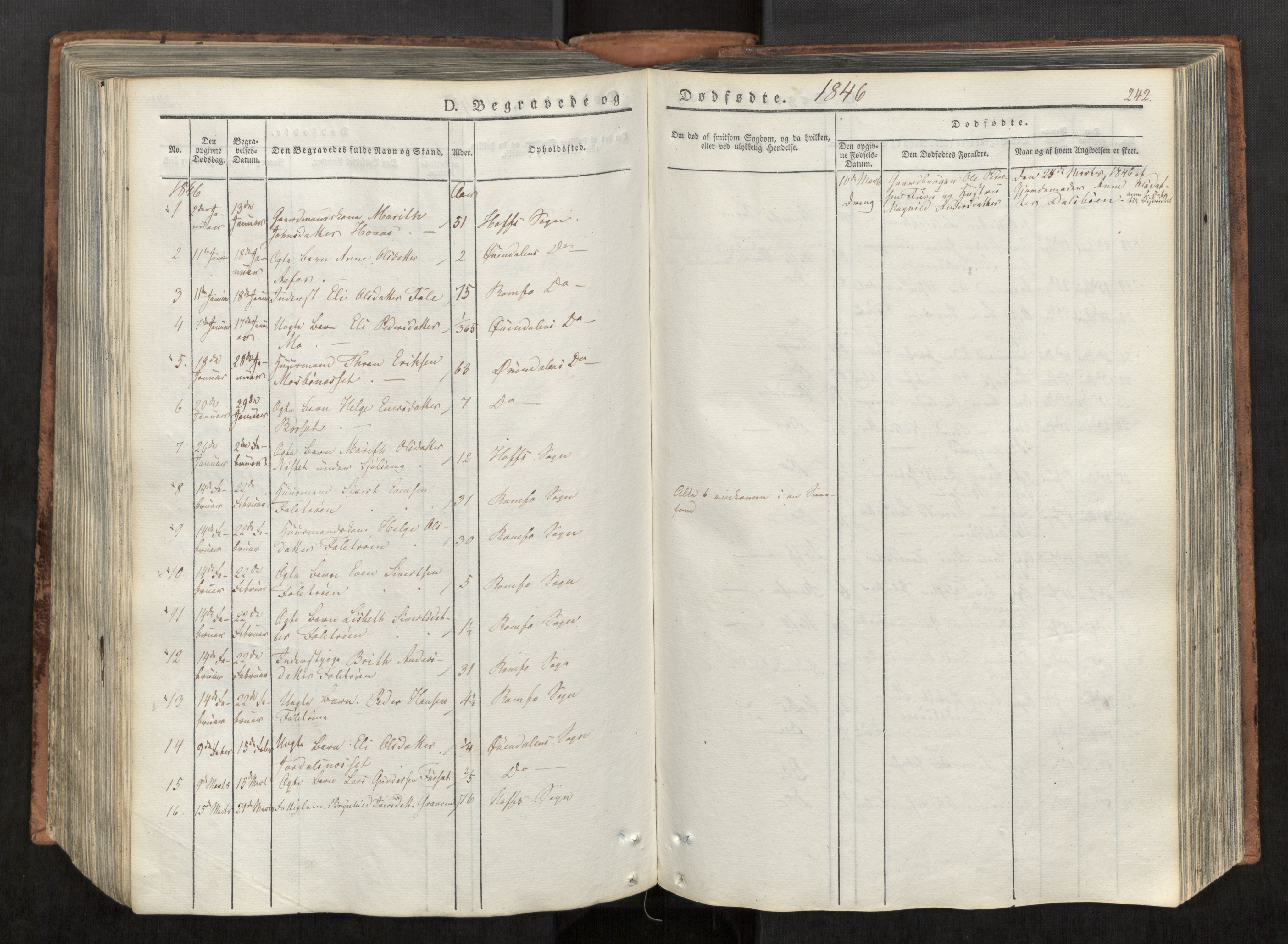 Ministerialprotokoller, klokkerbøker og fødselsregistre - Møre og Romsdal, AV/SAT-A-1454/590/L1012: Parish register (official) no. 590A04, 1832-1846, p. 242