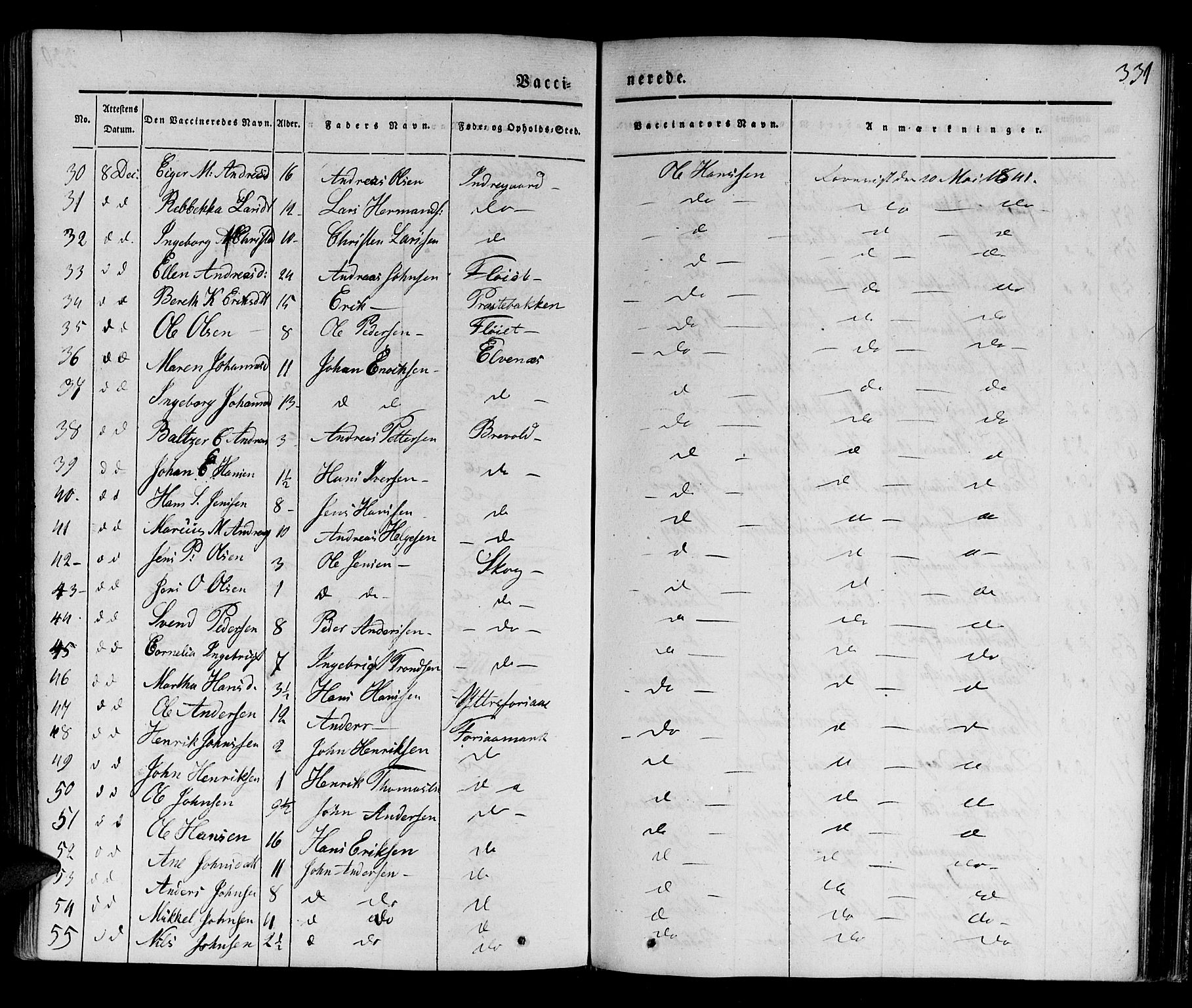 Ibestad sokneprestembete, SATØ/S-0077/H/Ha/Haa/L0006kirke: Parish register (official) no. 6, 1837-1850, p. 331