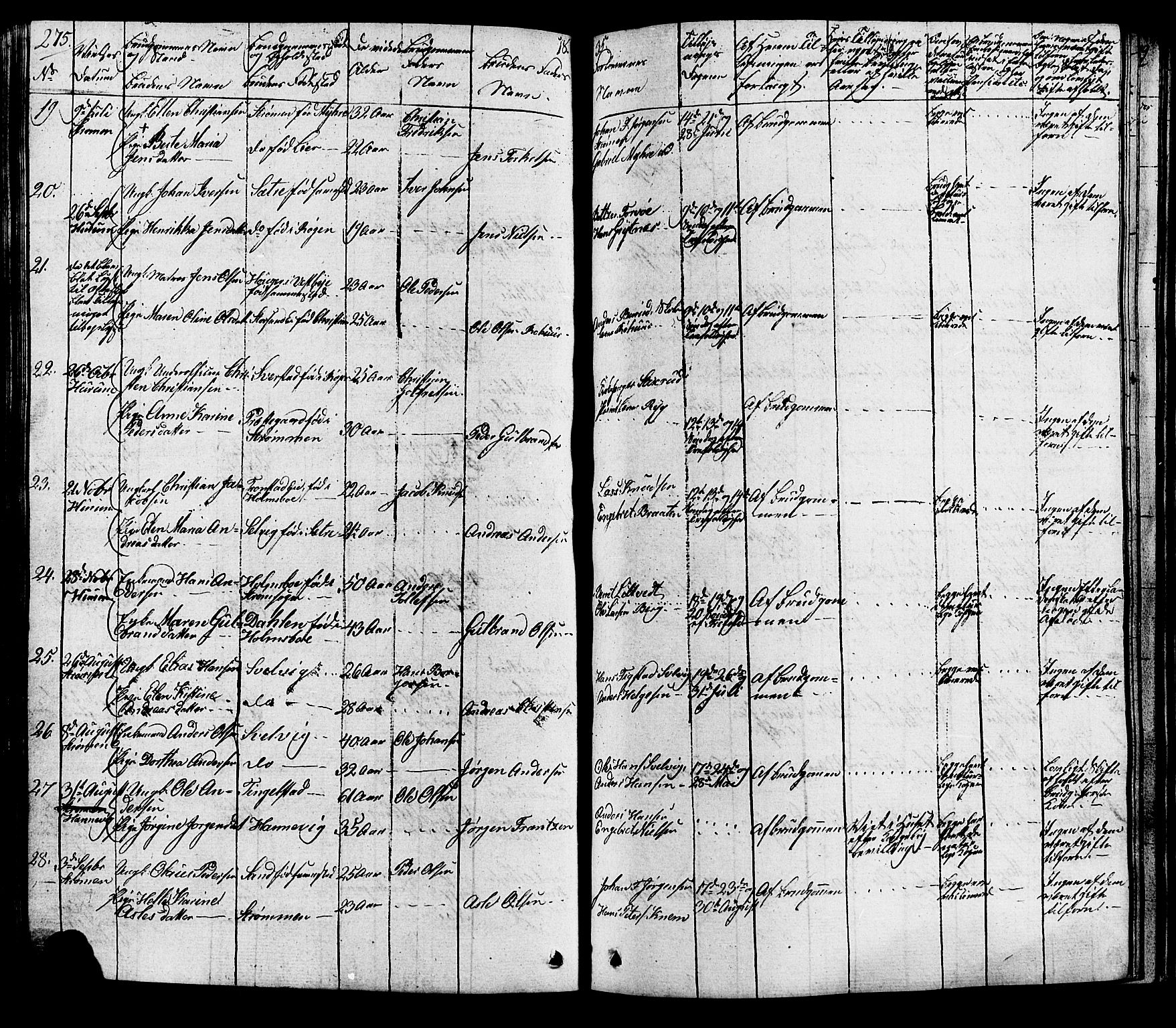 Hurum kirkebøker, AV/SAKO-A-229/G/Ga/L0002: Parish register (copy) no. I 2, 1827-1857, p. 275