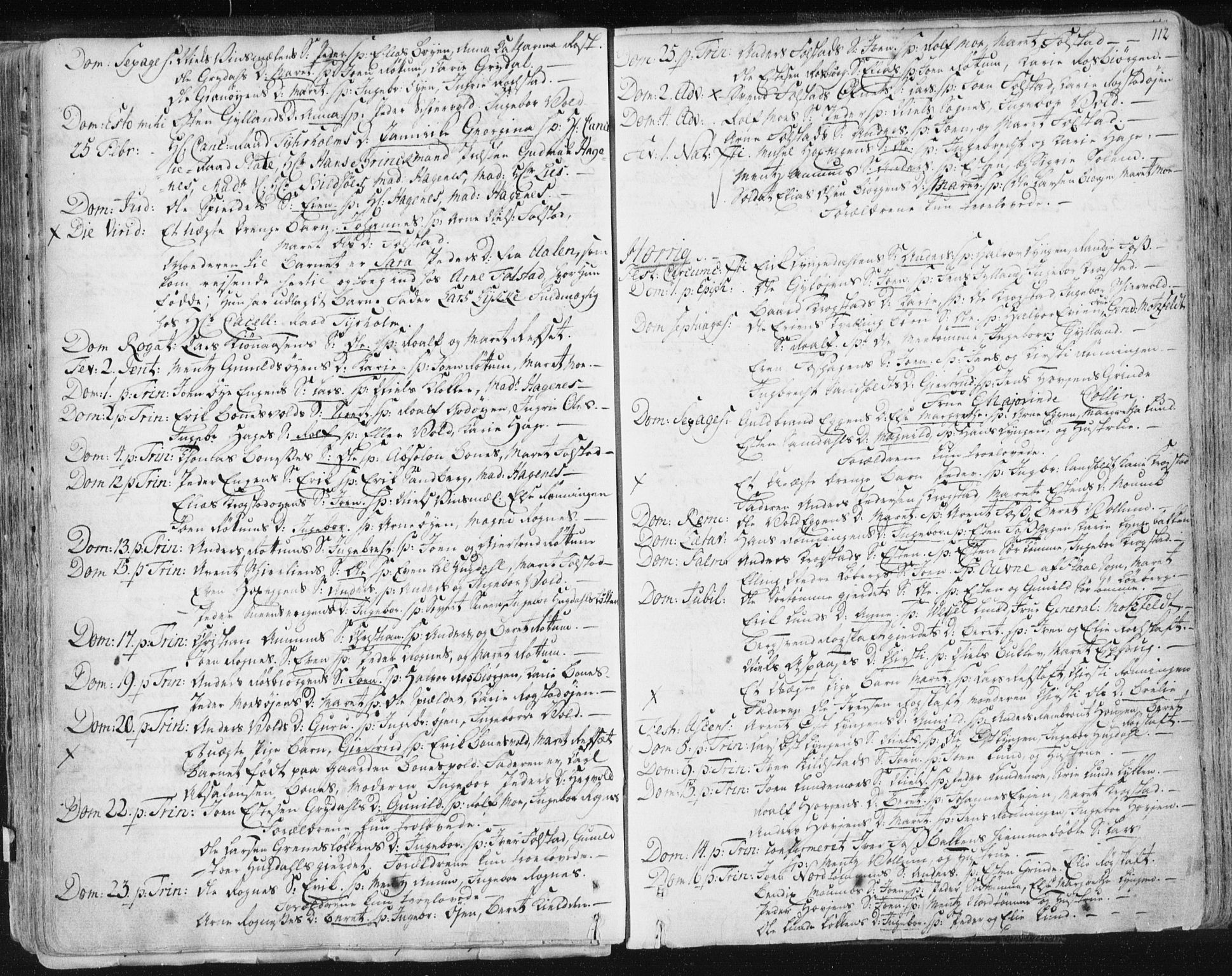 Ministerialprotokoller, klokkerbøker og fødselsregistre - Sør-Trøndelag, SAT/A-1456/687/L0991: Parish register (official) no. 687A02, 1747-1790, p. 112
