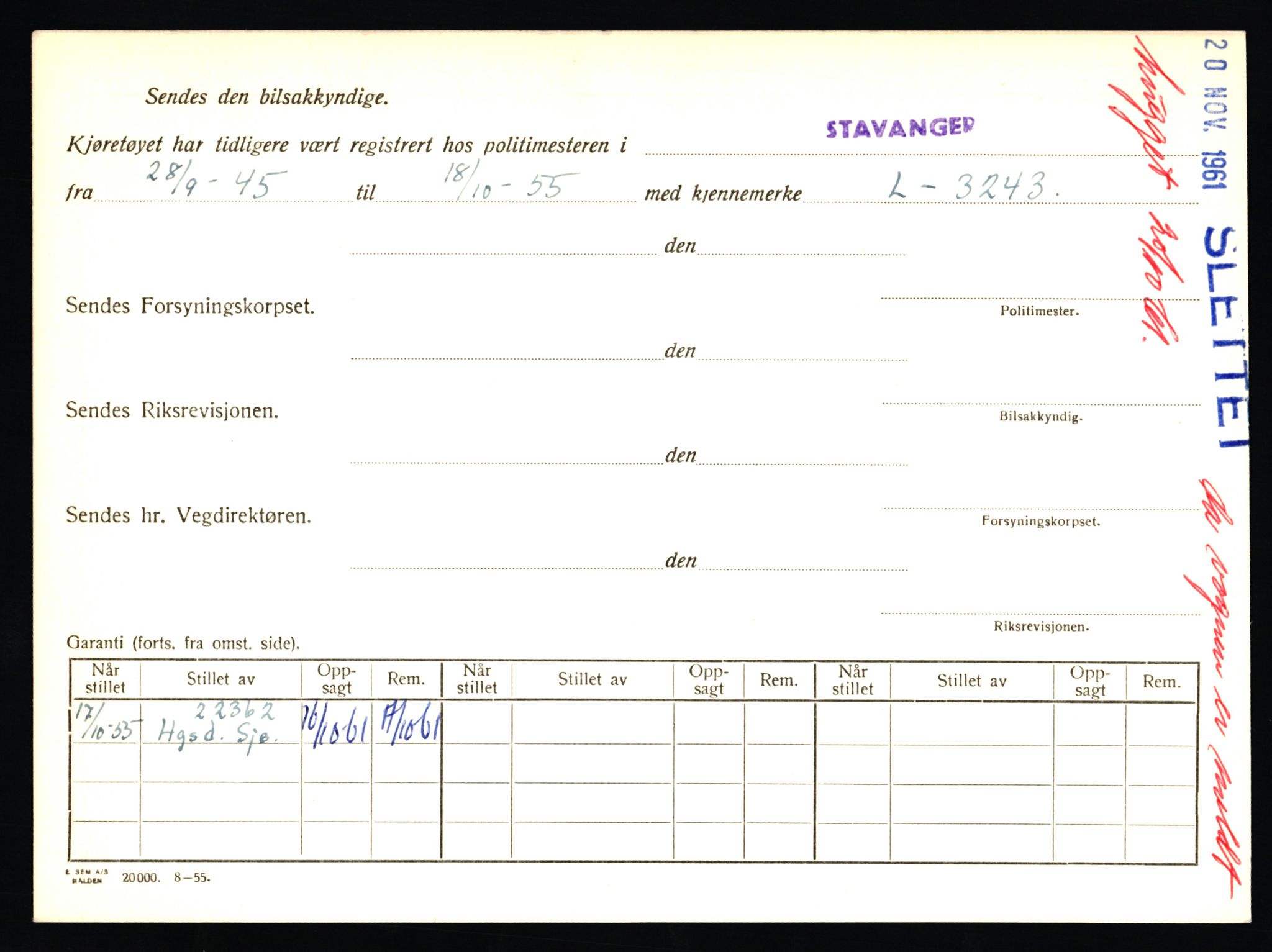 Stavanger trafikkstasjon, AV/SAST-A-101942/0/F/L0048: L-29100 - L-29899, 1930-1971, p. 1126