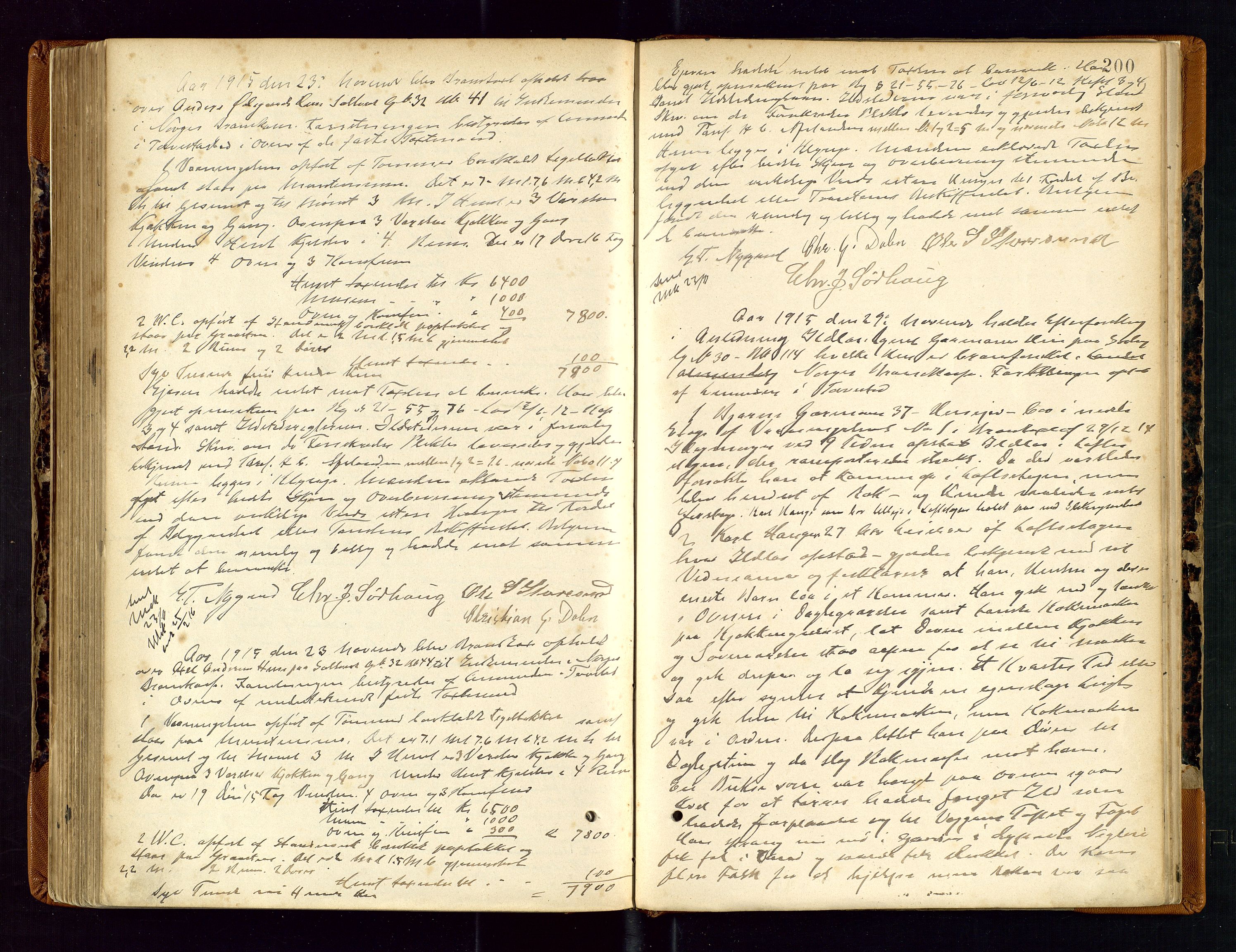 Torvestad lensmannskontor, SAST/A-100307/1/Goa/L0002: "Brandtaxationsprotokol for Torvestad Thinglag", 1883-1917, p. 199b-200a