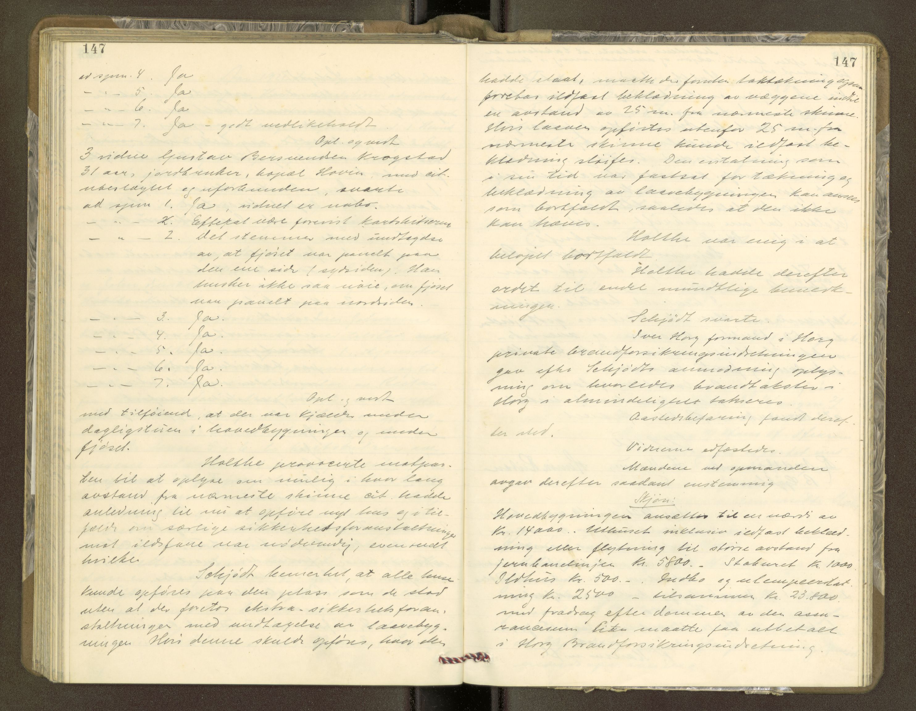 Gauldal sorenskriveri, AV/SAT-A-0014/1/1/1B/L0014: Ekstrarettsprotokoller, 1918-1923, p. 147