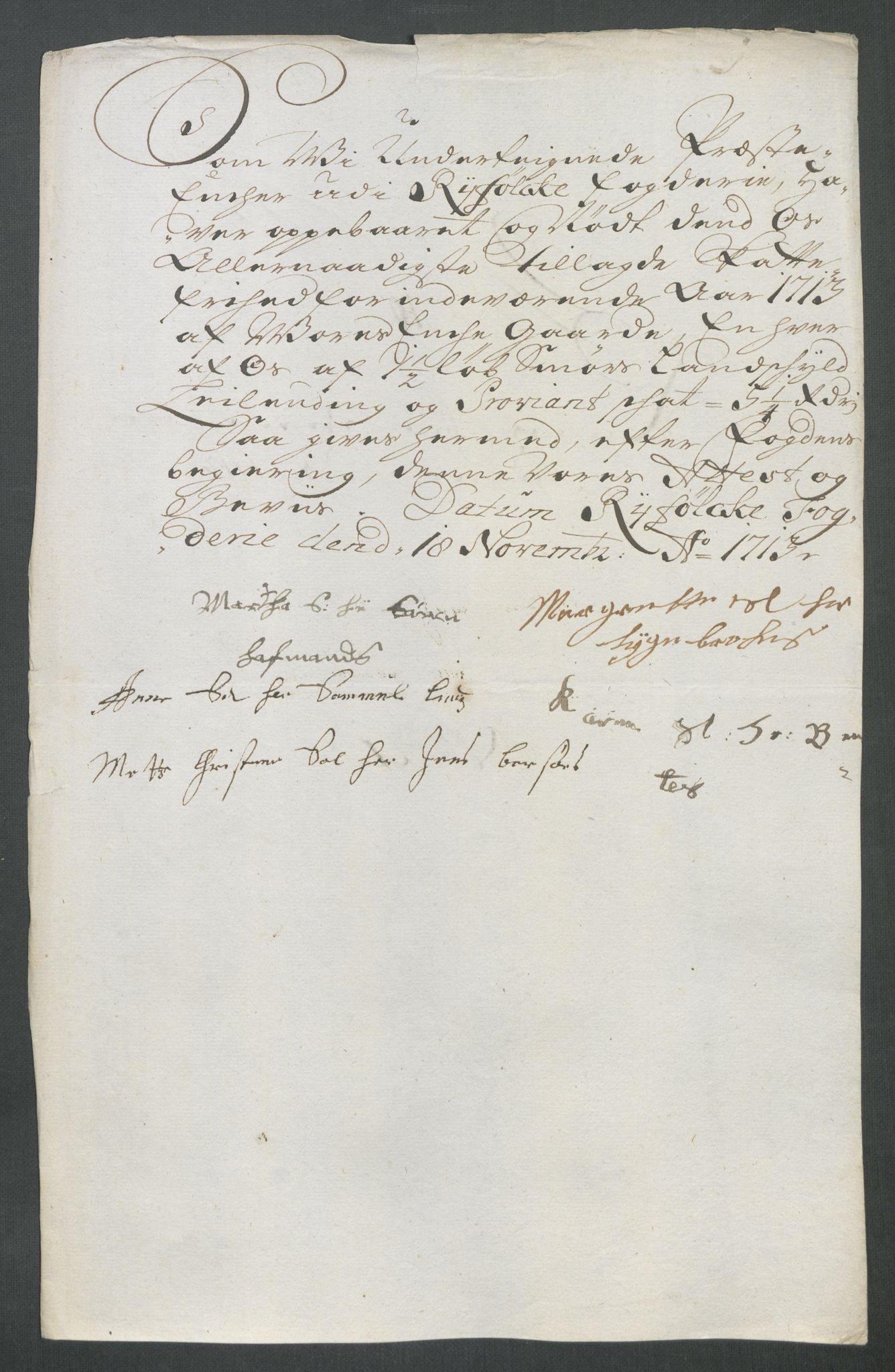 Rentekammeret inntil 1814, Reviderte regnskaper, Fogderegnskap, AV/RA-EA-4092/R47/L2866: Fogderegnskap Ryfylke, 1713, p. 299