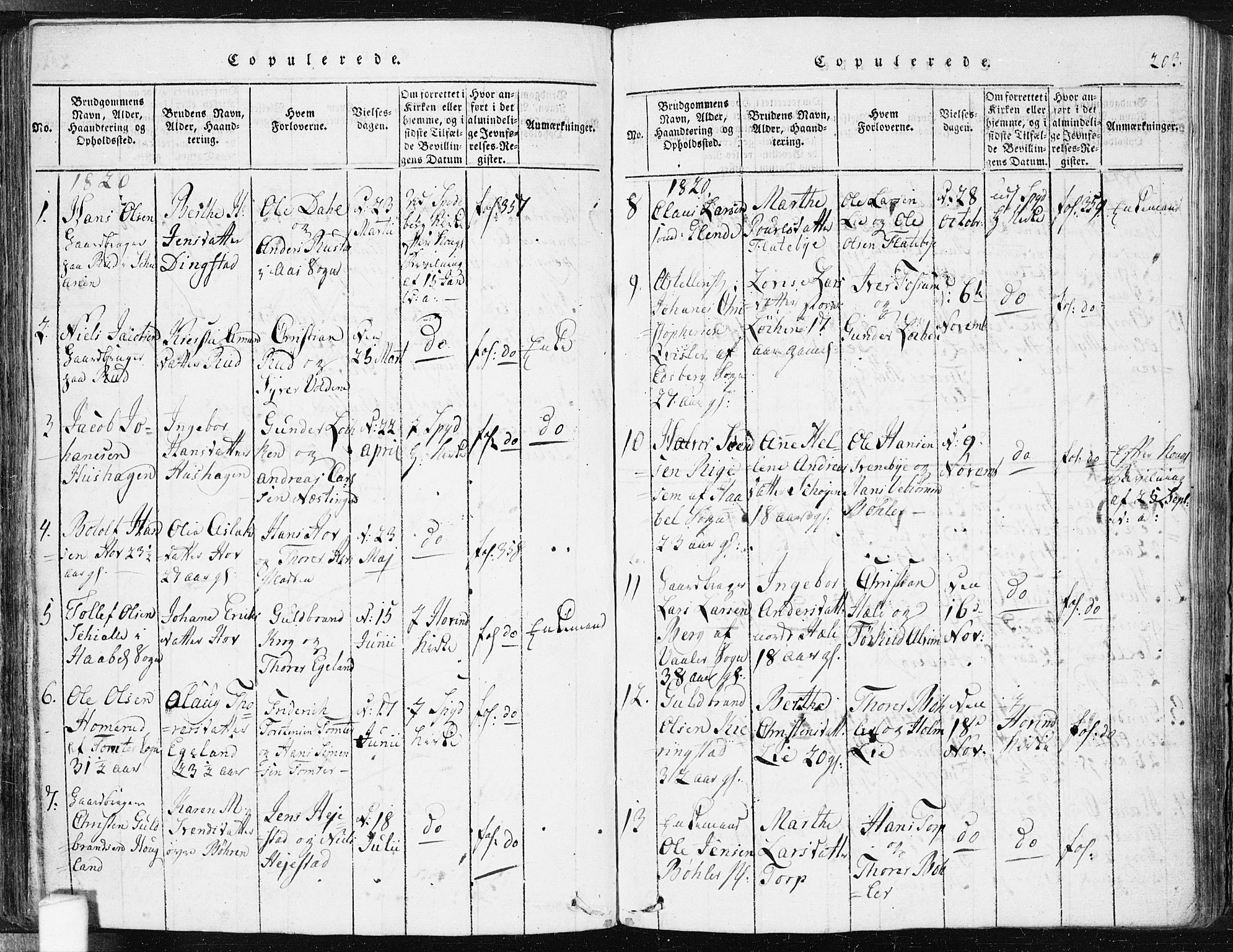 Spydeberg prestekontor Kirkebøker, AV/SAO-A-10924/F/Fa/L0004: Parish register (official) no. I 4, 1814-1841, p. 203