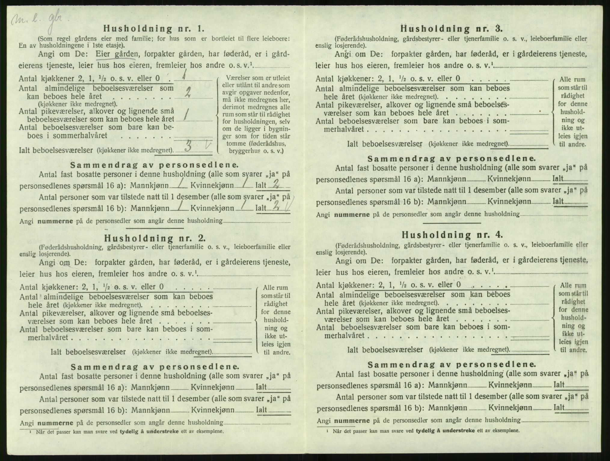 SAT, 1920 census for Vartdal, 1920, p. 232