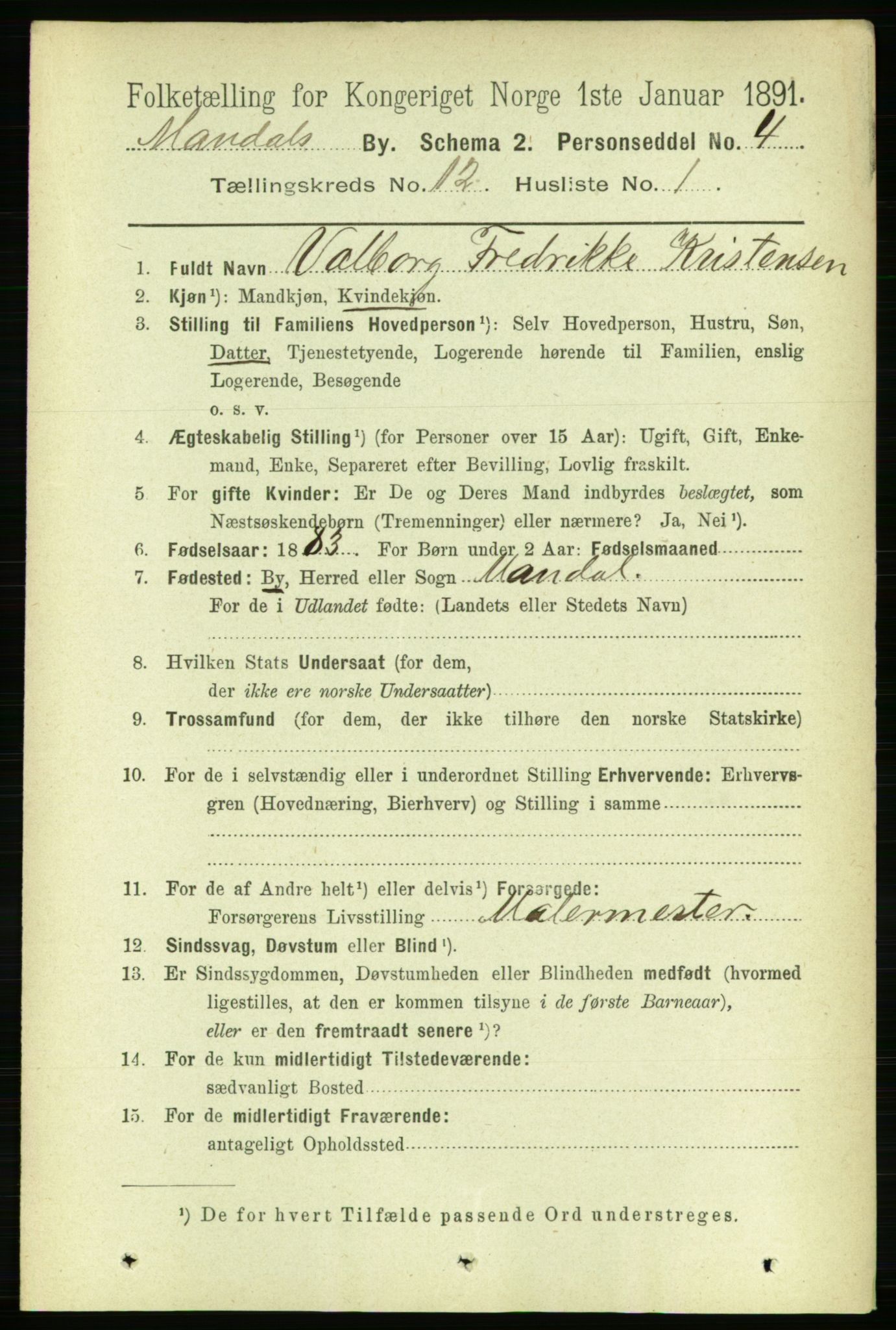 RA, 1891 census for 1002 Mandal, 1891, p. 2893