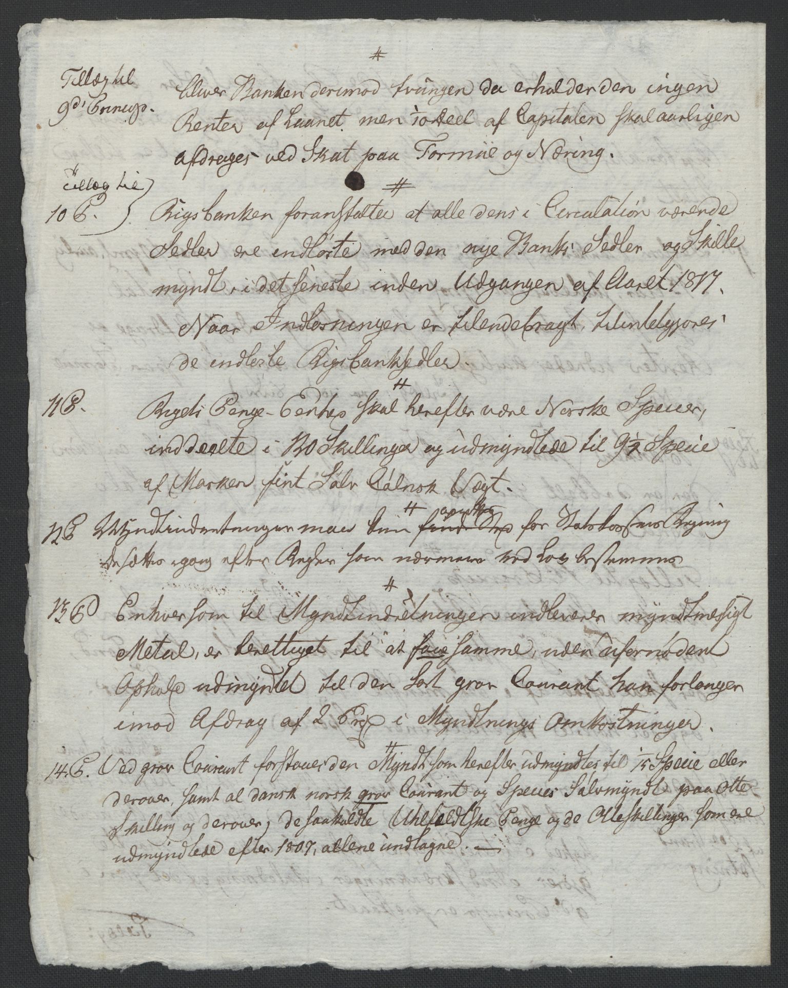 Christie, Wilhelm Frimann Koren, AV/RA-PA-0014/F/L0005: Christies dokumenter fra Stortinget, 1815-1816, p. 483