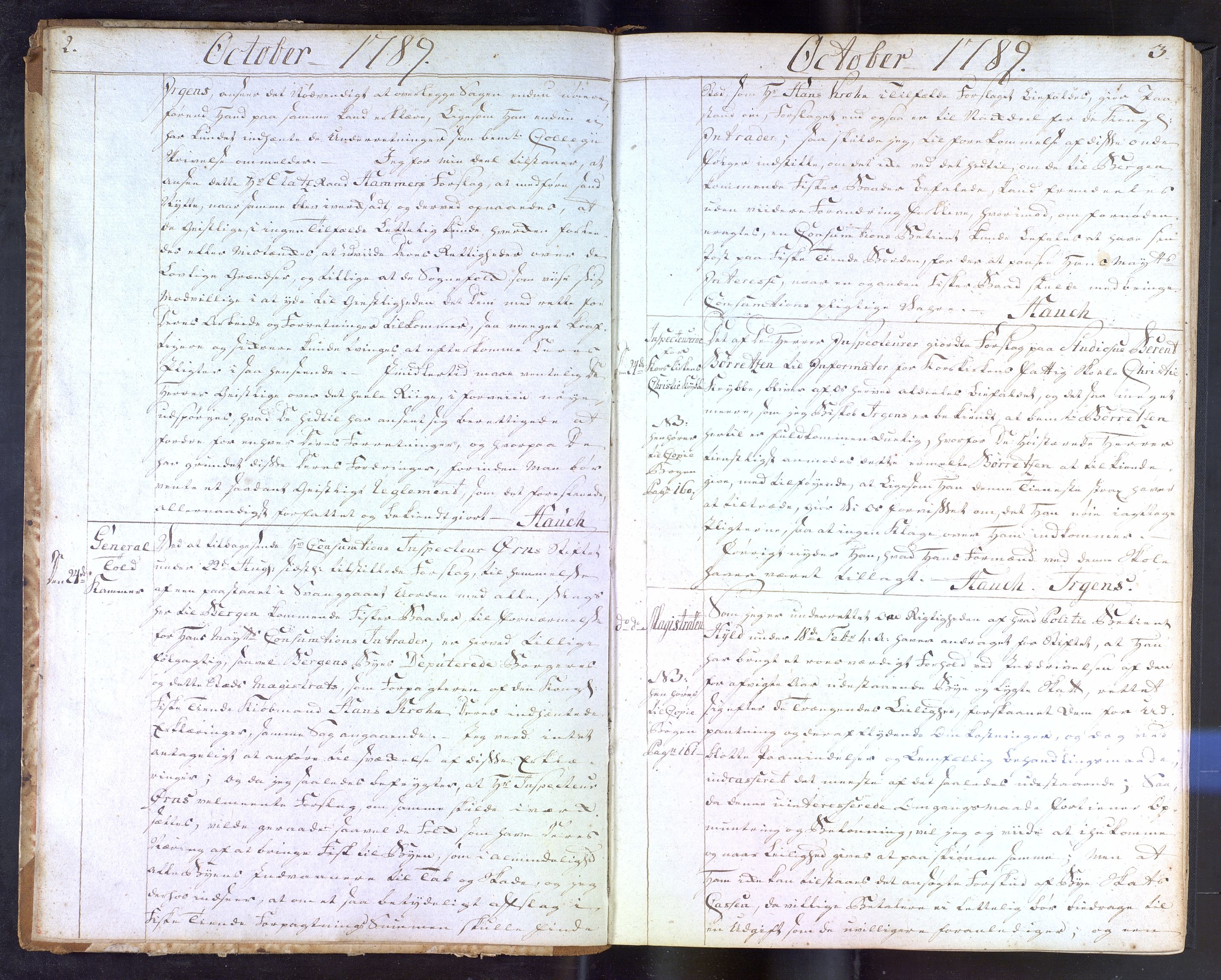 Stiftamtmannen i Bergen, SAB/A-100006/A/Ab/L0018: Lnr.40, 1789-1791