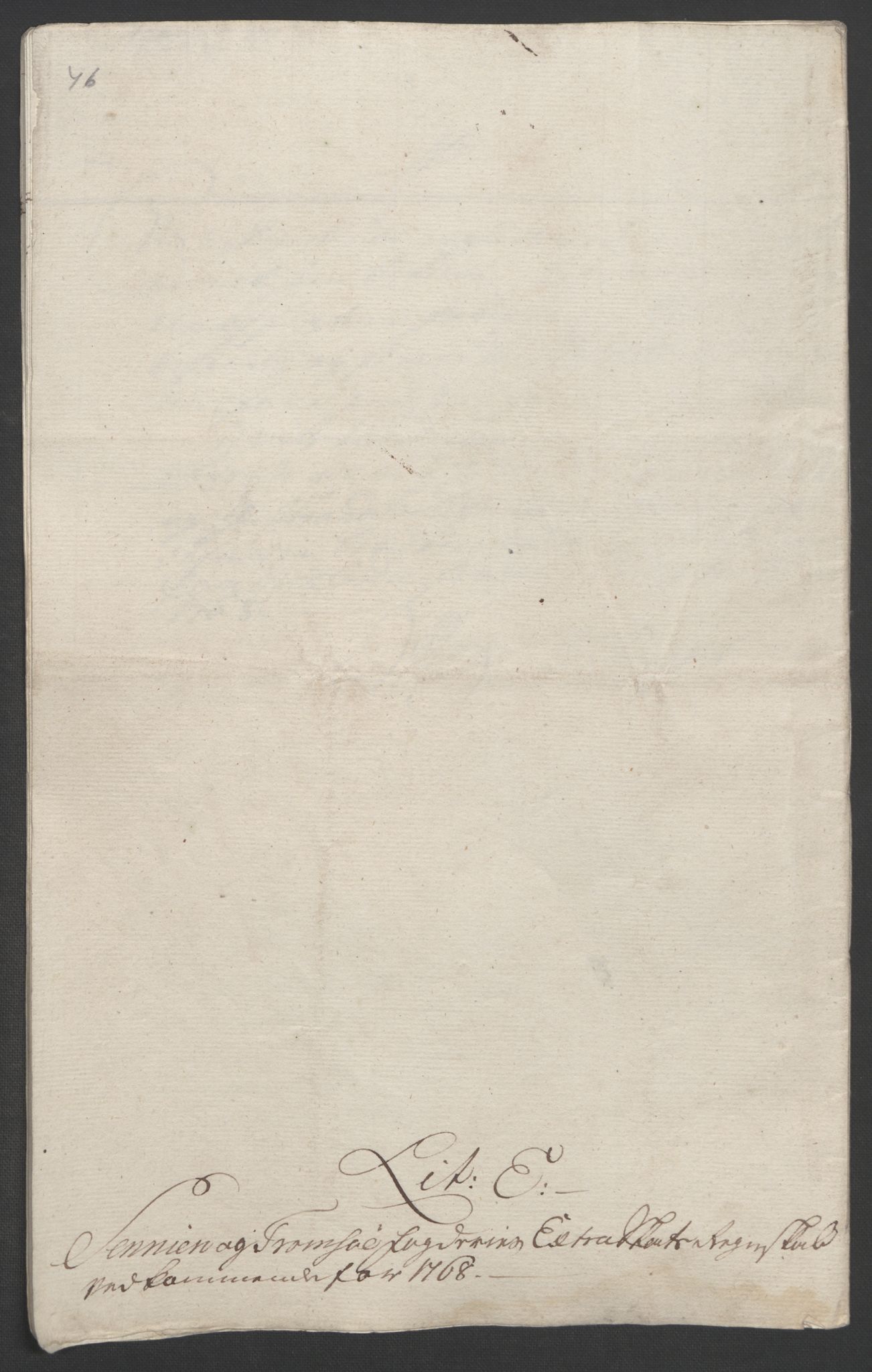 Rentekammeret inntil 1814, Realistisk ordnet avdeling, RA/EA-4070/Ol/L0022b: [Gg 10]: Ekstraskatten, 23.09.1762. Senja og Troms, 1765-1768, p. 271