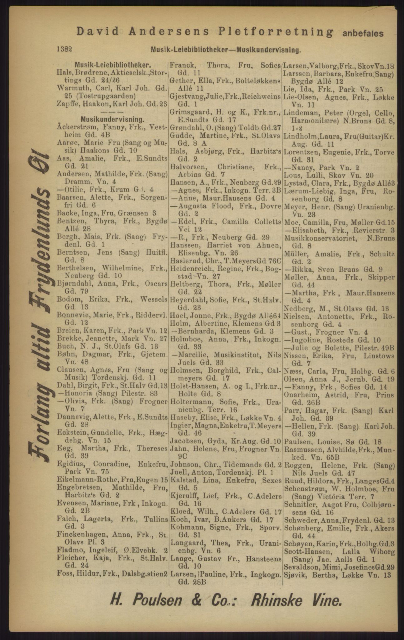 Kristiania/Oslo adressebok, PUBL/-, 1902, p. 1382