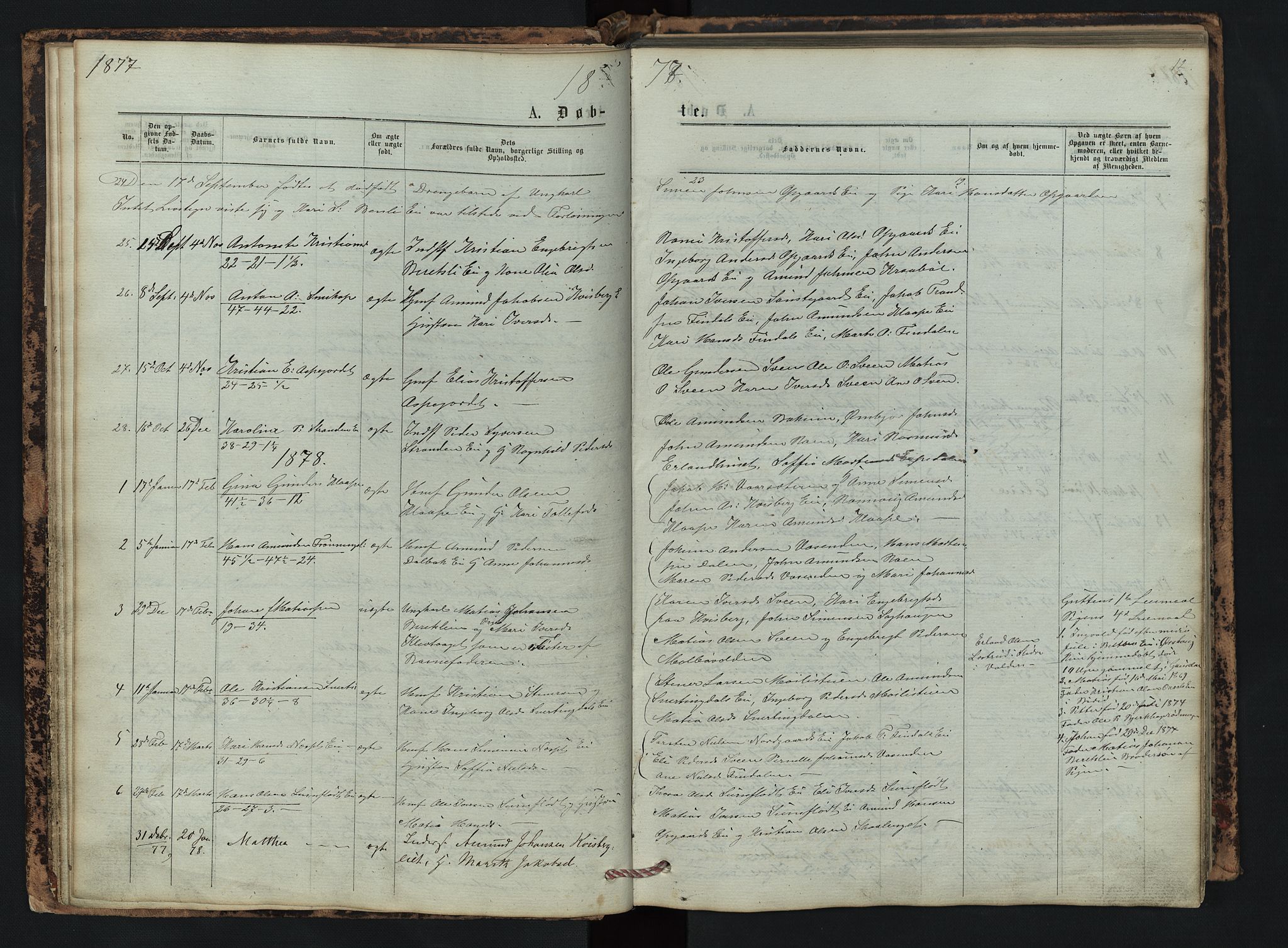 Vestre Gausdal prestekontor, SAH/PREST-094/H/Ha/Hab/L0002: Parish register (copy) no. 2, 1874-1897, p. 12