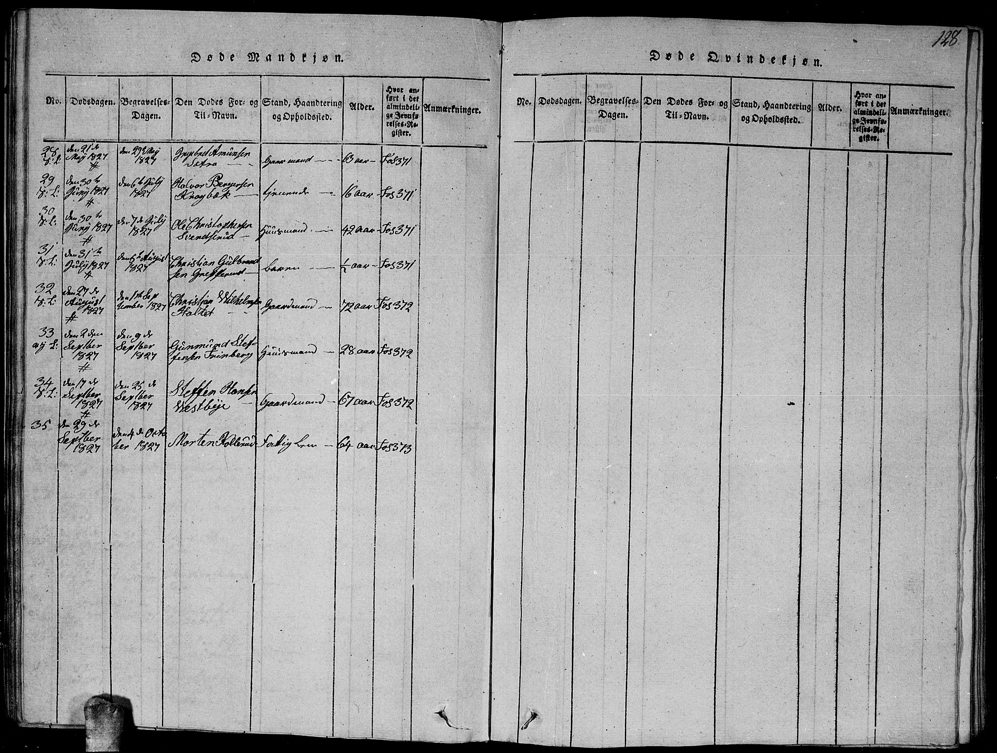 Høland prestekontor Kirkebøker, SAO/A-10346a/G/Ga/L0001: Parish register (copy) no. I 1, 1814-1827, p. 128