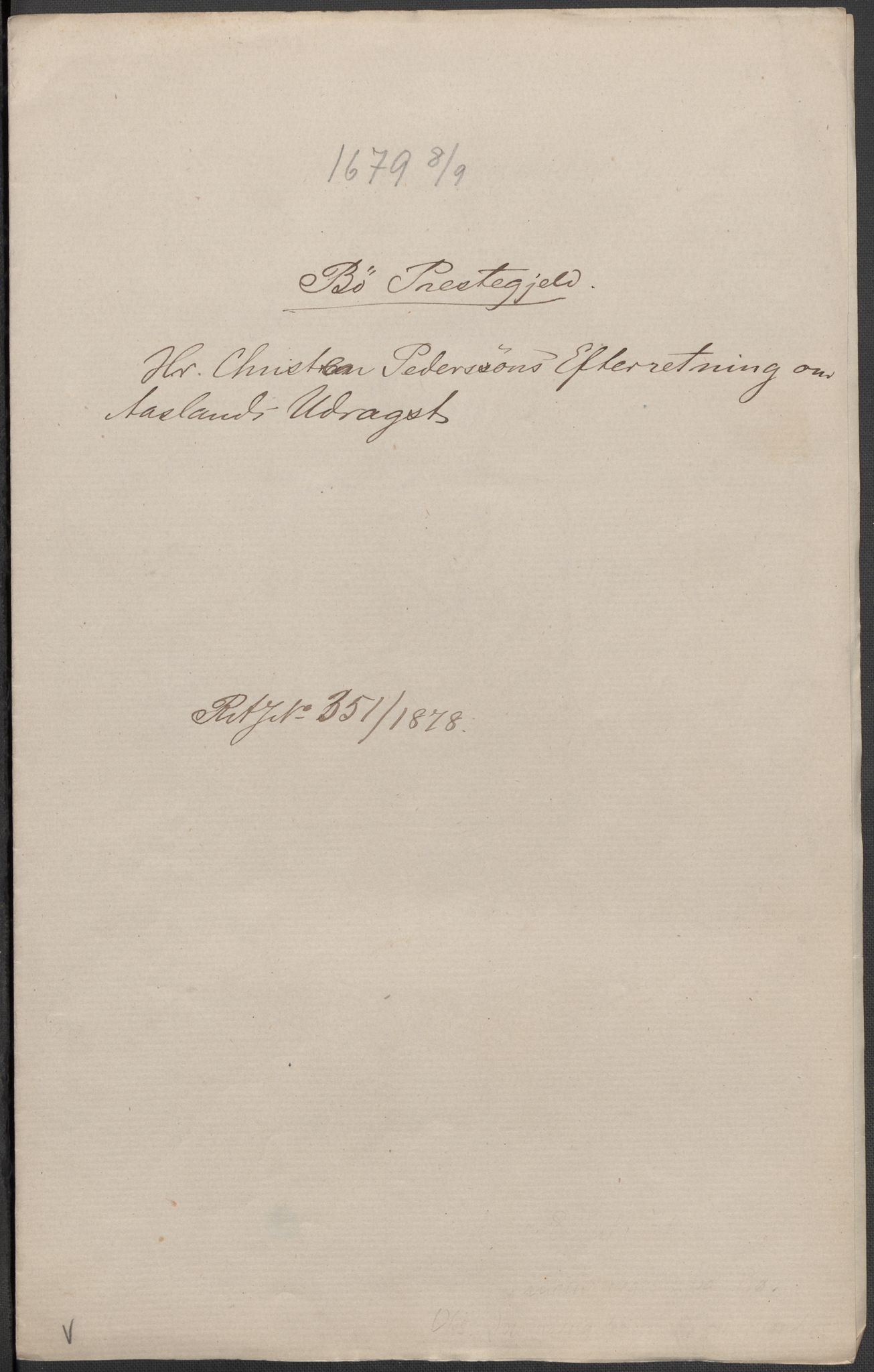 Riksarkivets diplomsamling, AV/RA-EA-5965/F15/L0027: Prestearkiv - Telemark, 1587-1738, p. 131