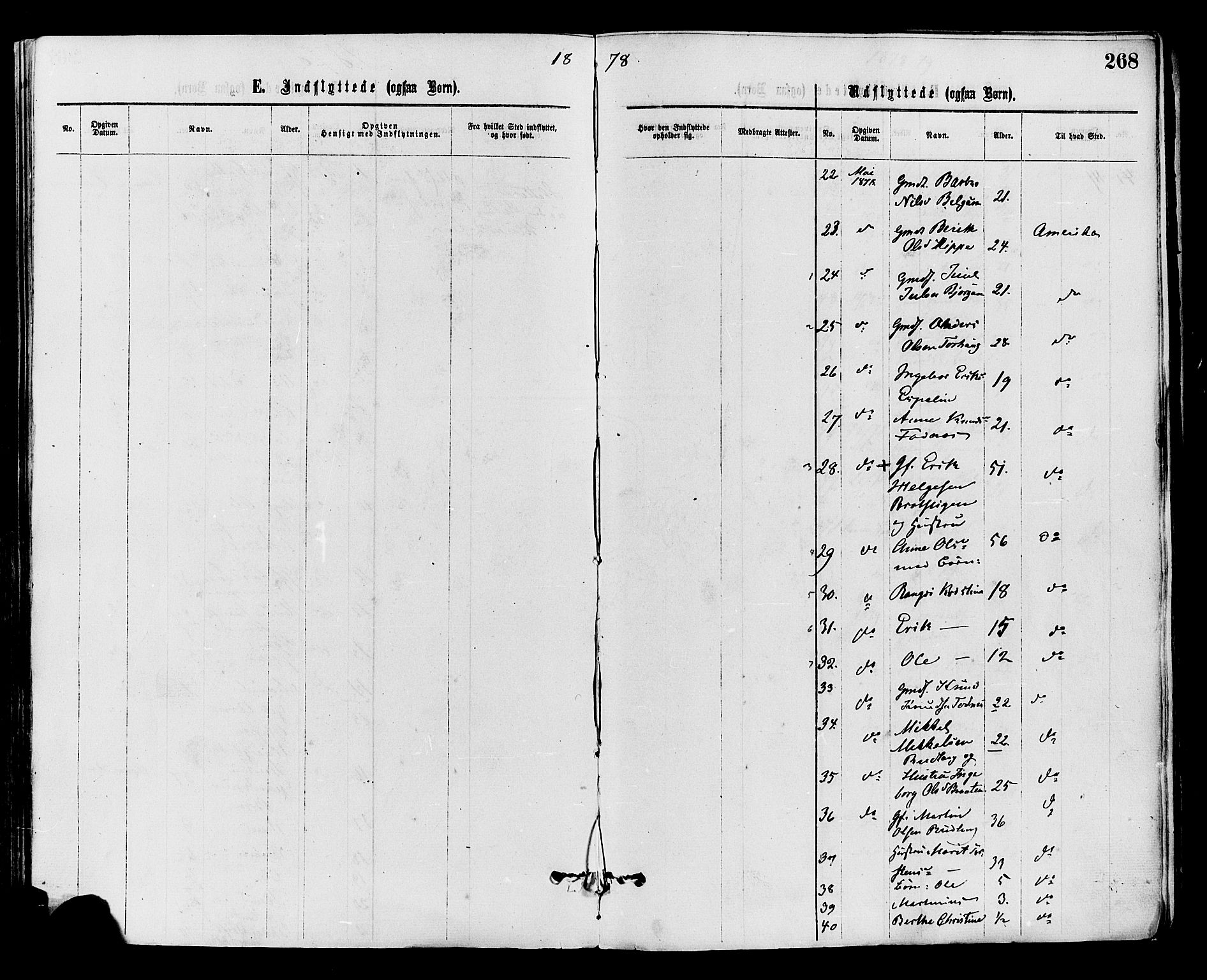 Nord-Aurdal prestekontor, SAH/PREST-132/H/Ha/Haa/L0009: Parish register (official) no. 9, 1876-1882, p. 268